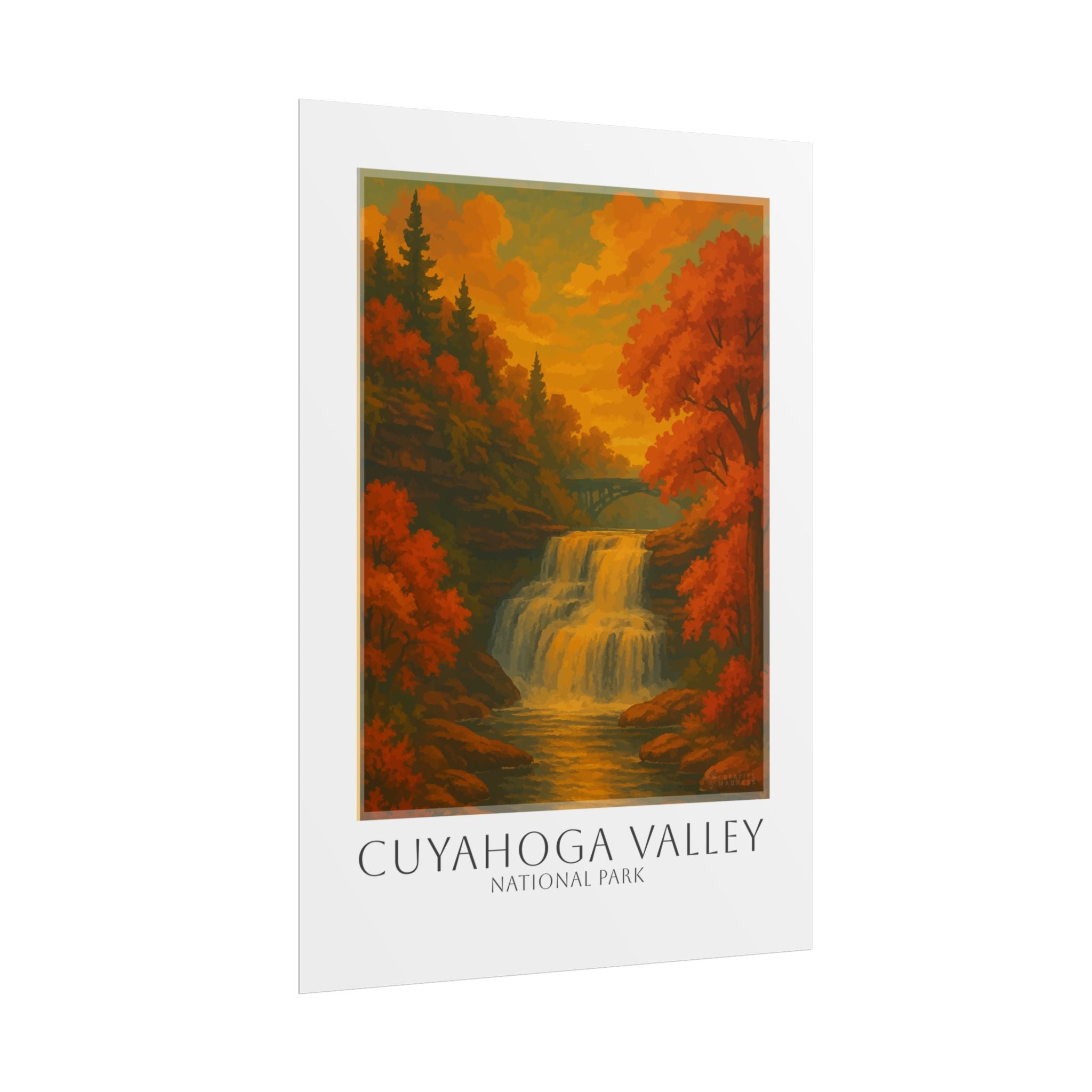 CUYAHOGA VALLEY  * Travel Poster * National Park Wall Art