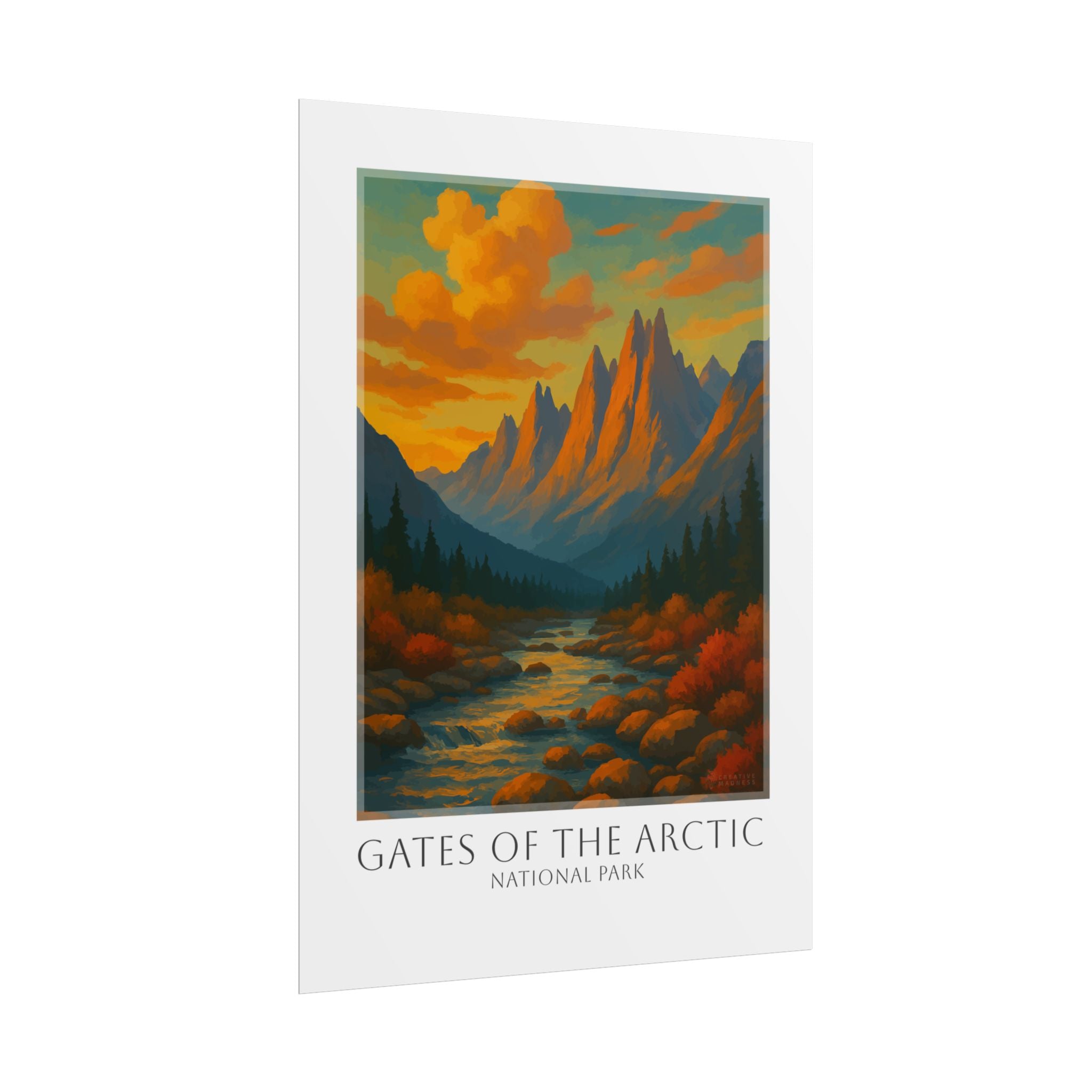 GATES OF_THE ARCTIC * Travel Poster * National Park Wall Art