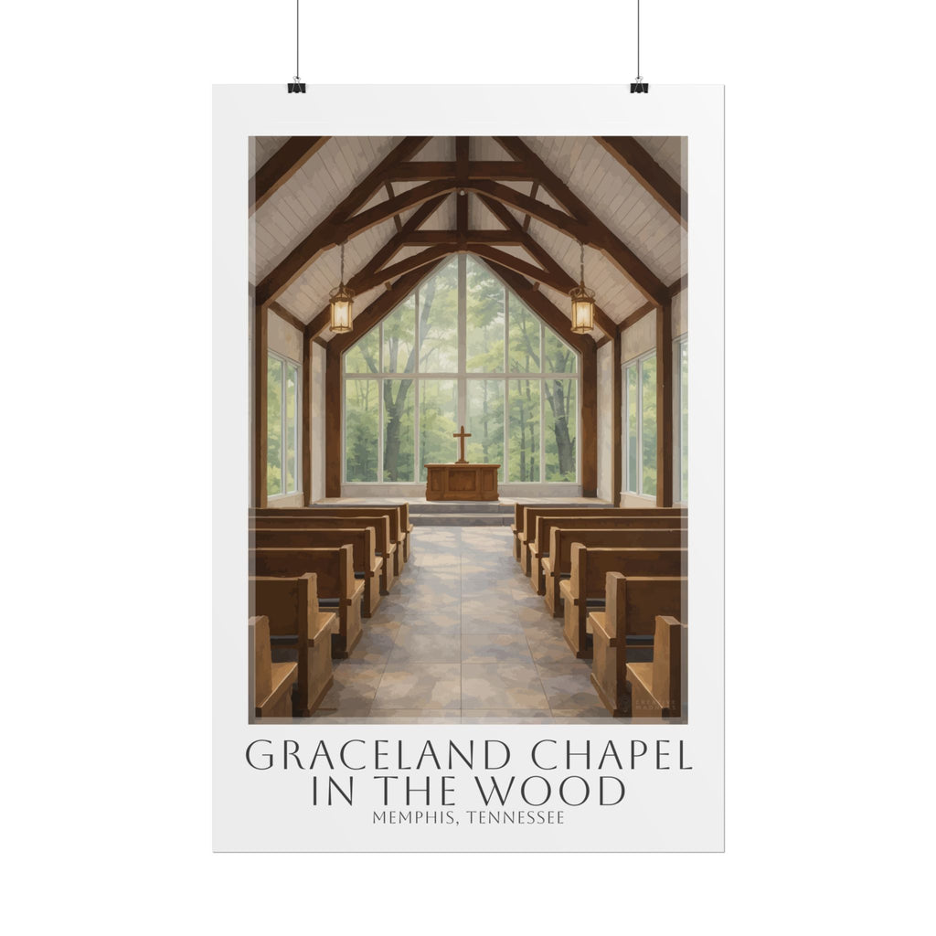 Graceland Chapel Travel Poster