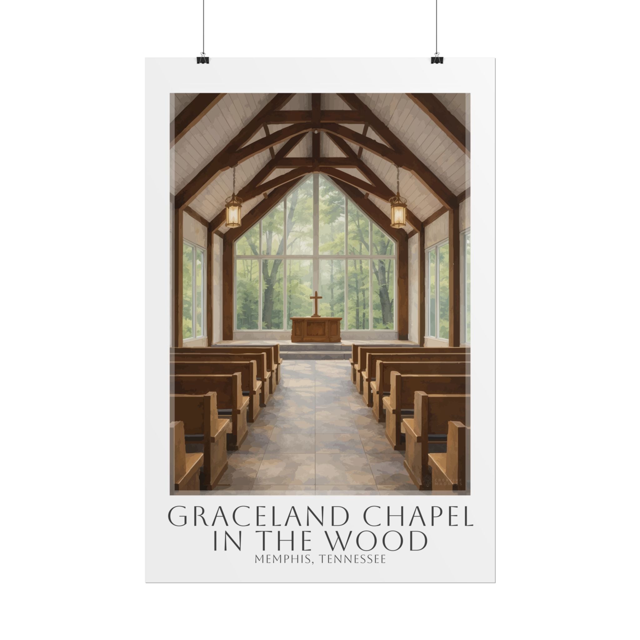 Graceland Chapel Travel Poster