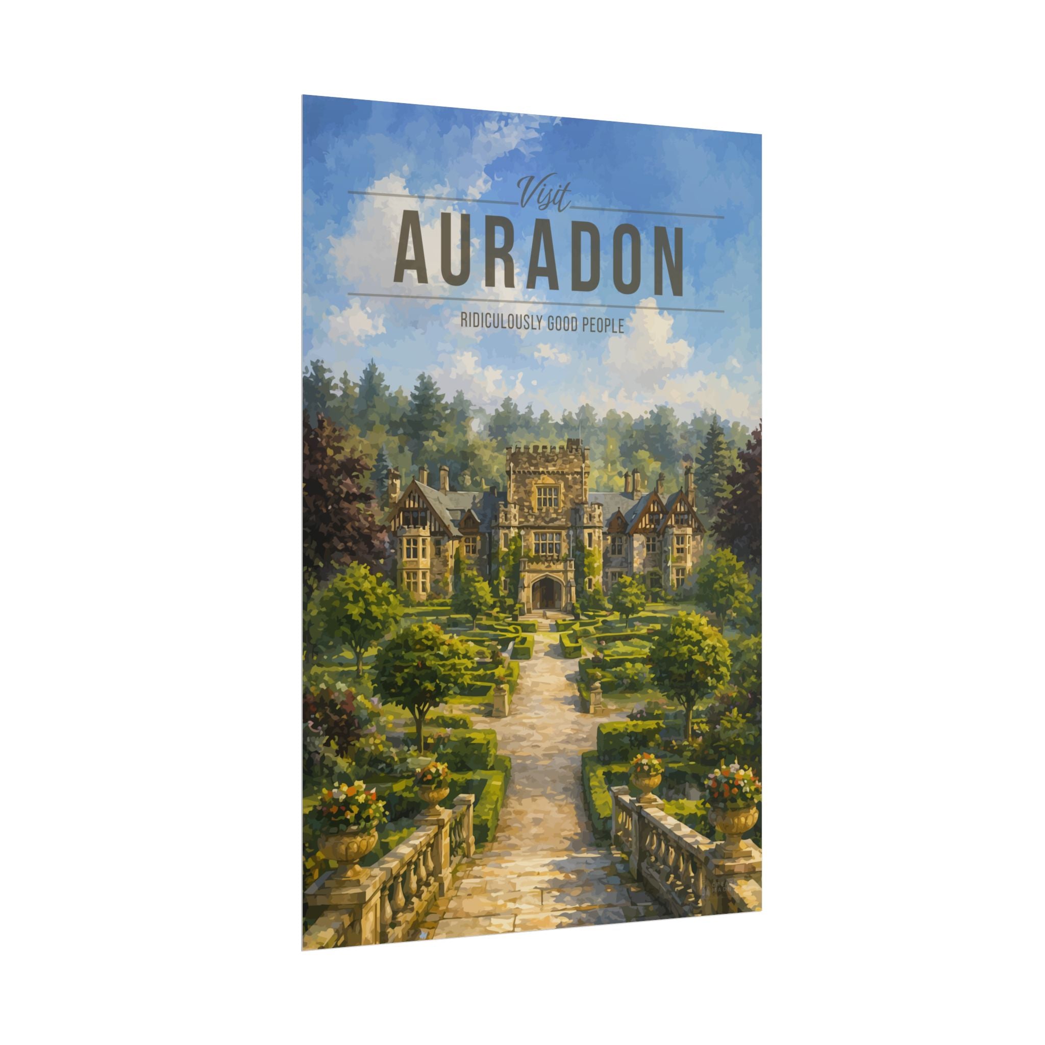 Auradon Travel Poster