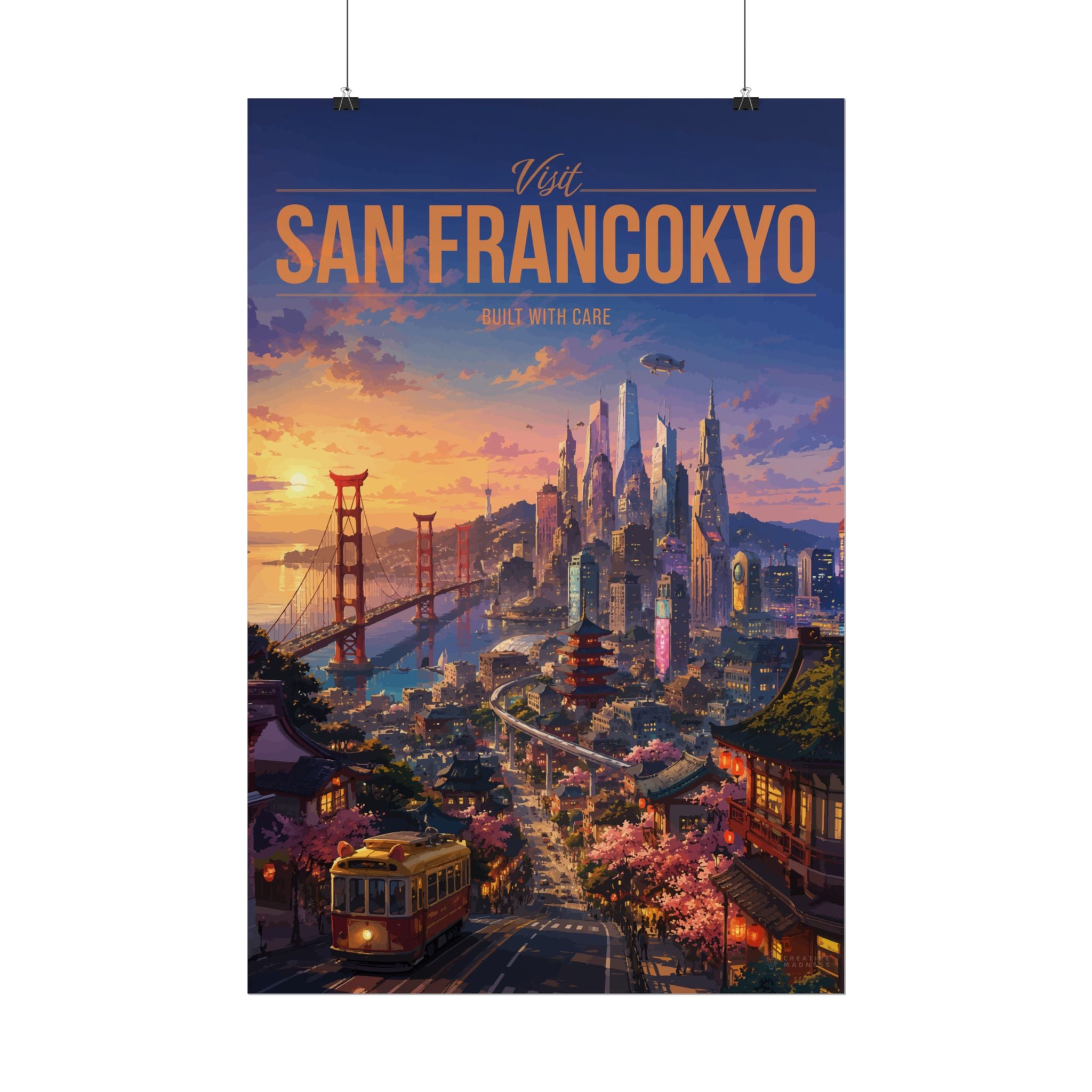 San Francokyo Travel Poster