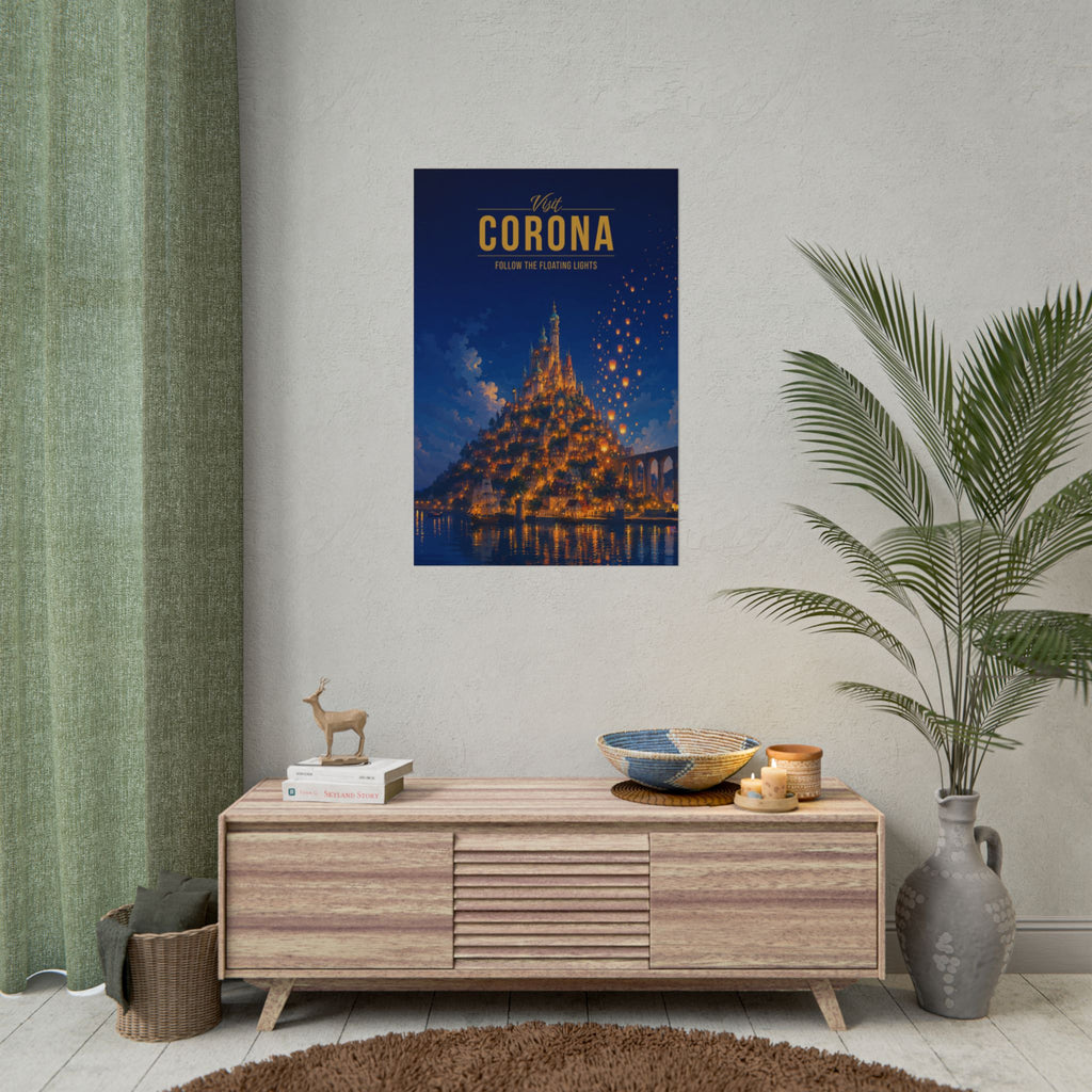 Corona Travel Poster