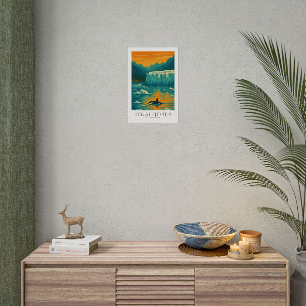 KENAI FJORDS * Travel Poster * National Park Wall Art