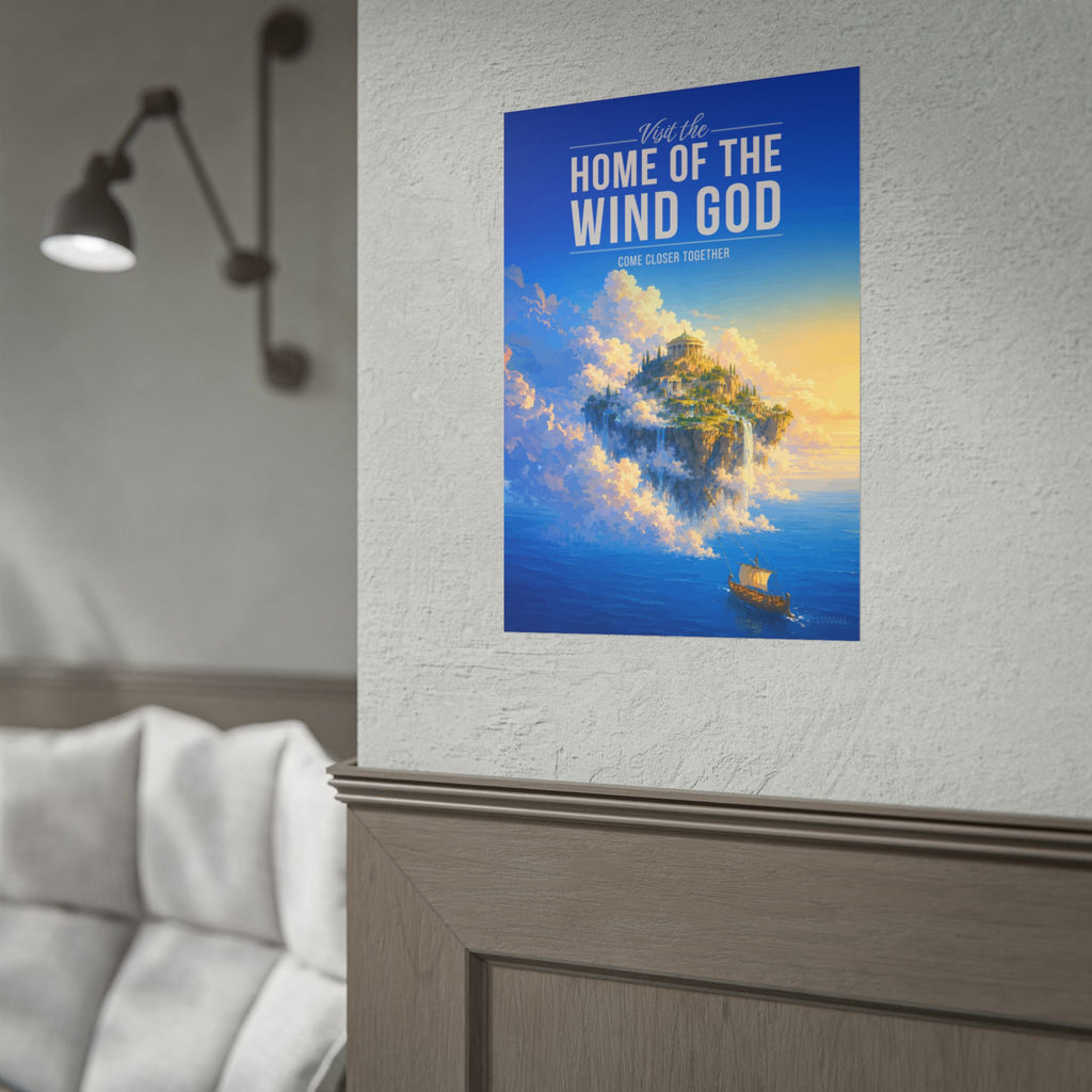 Home Of The Wind God Travel Poster