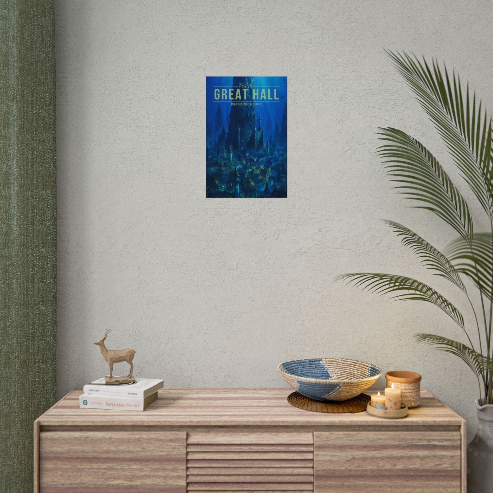 Great Hall Travel Poster