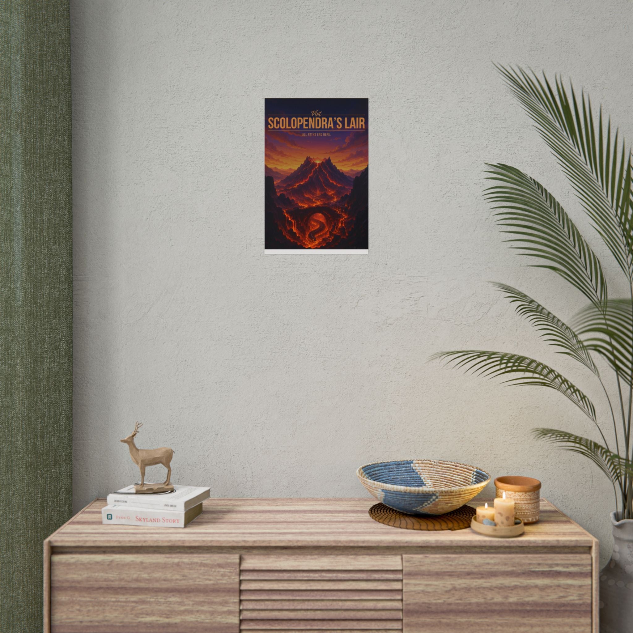 Scolopendras Lair Travel Poster