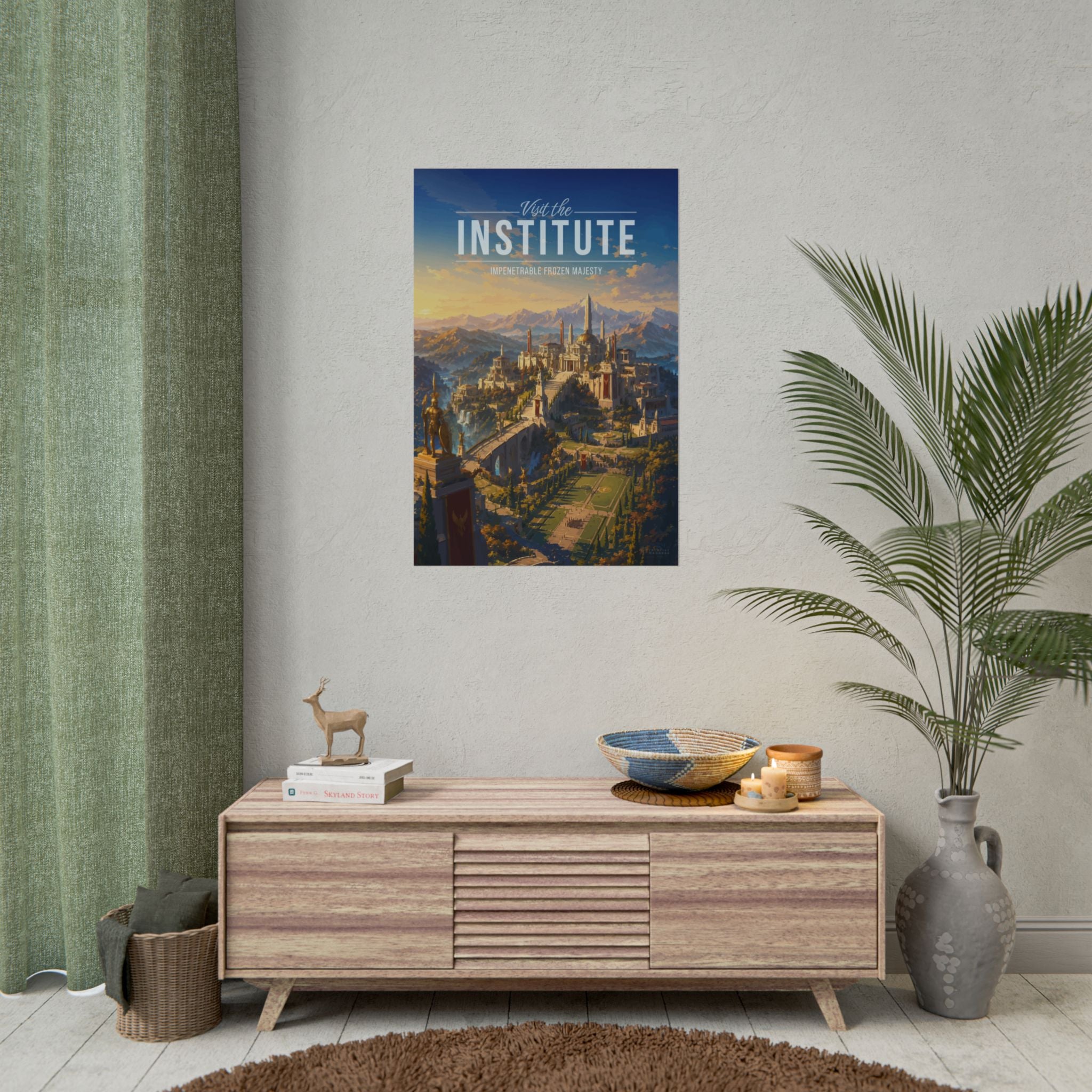The Institute Travel Poster