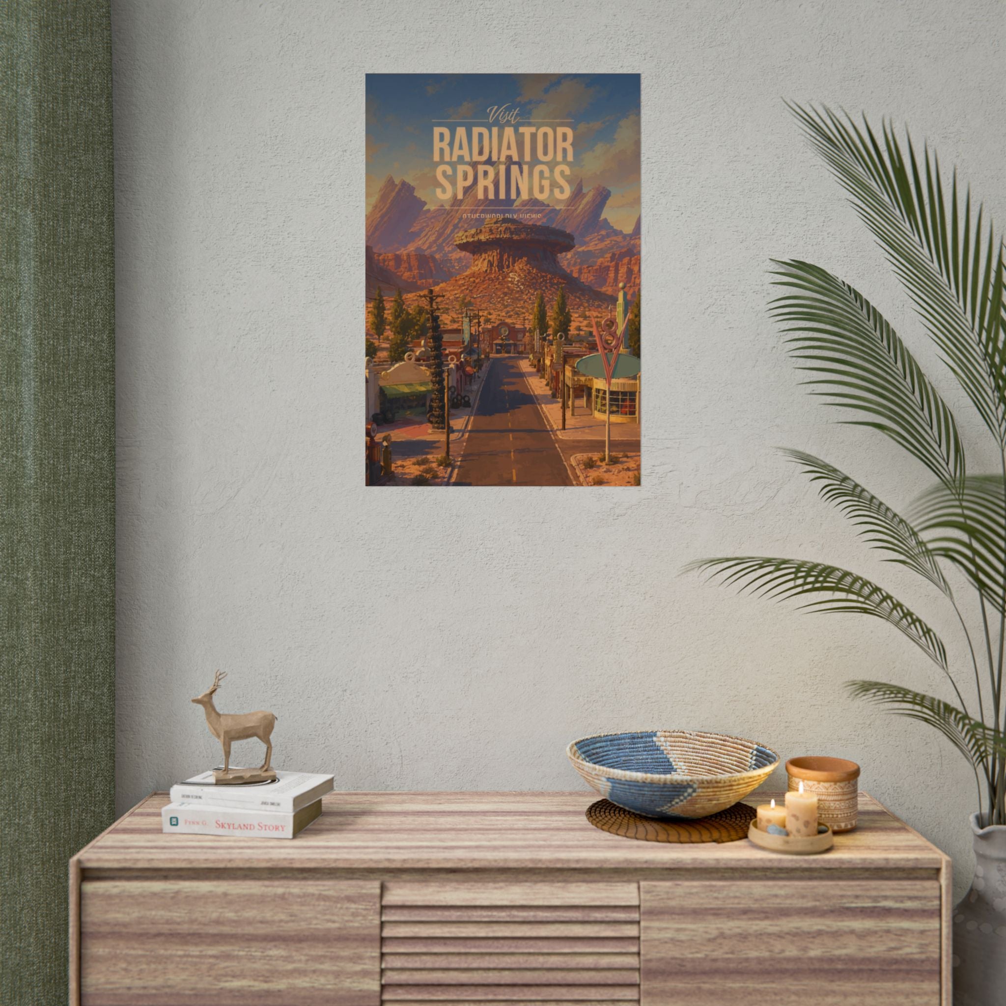 Radiator Springs Travel Poster
