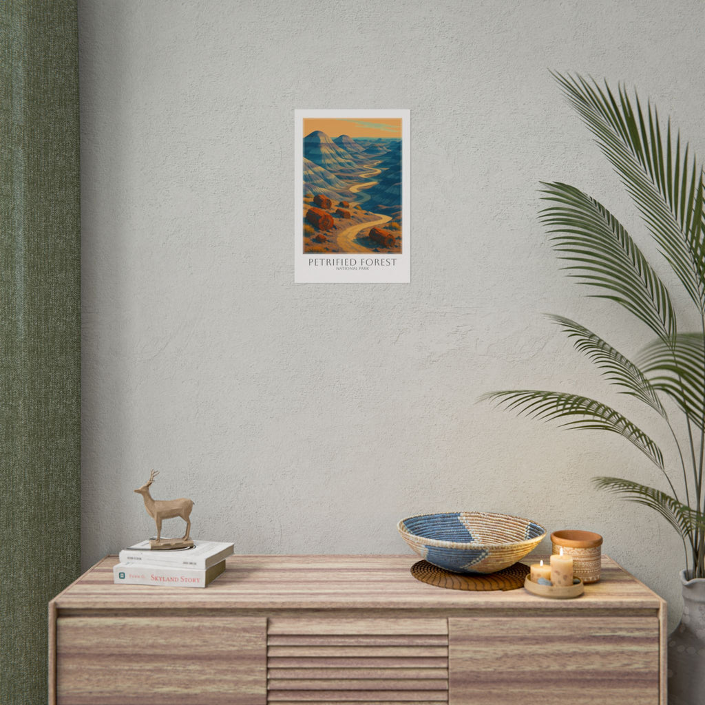 PETRIFIED FOREST * Travel Poster * National Park Wall Art
