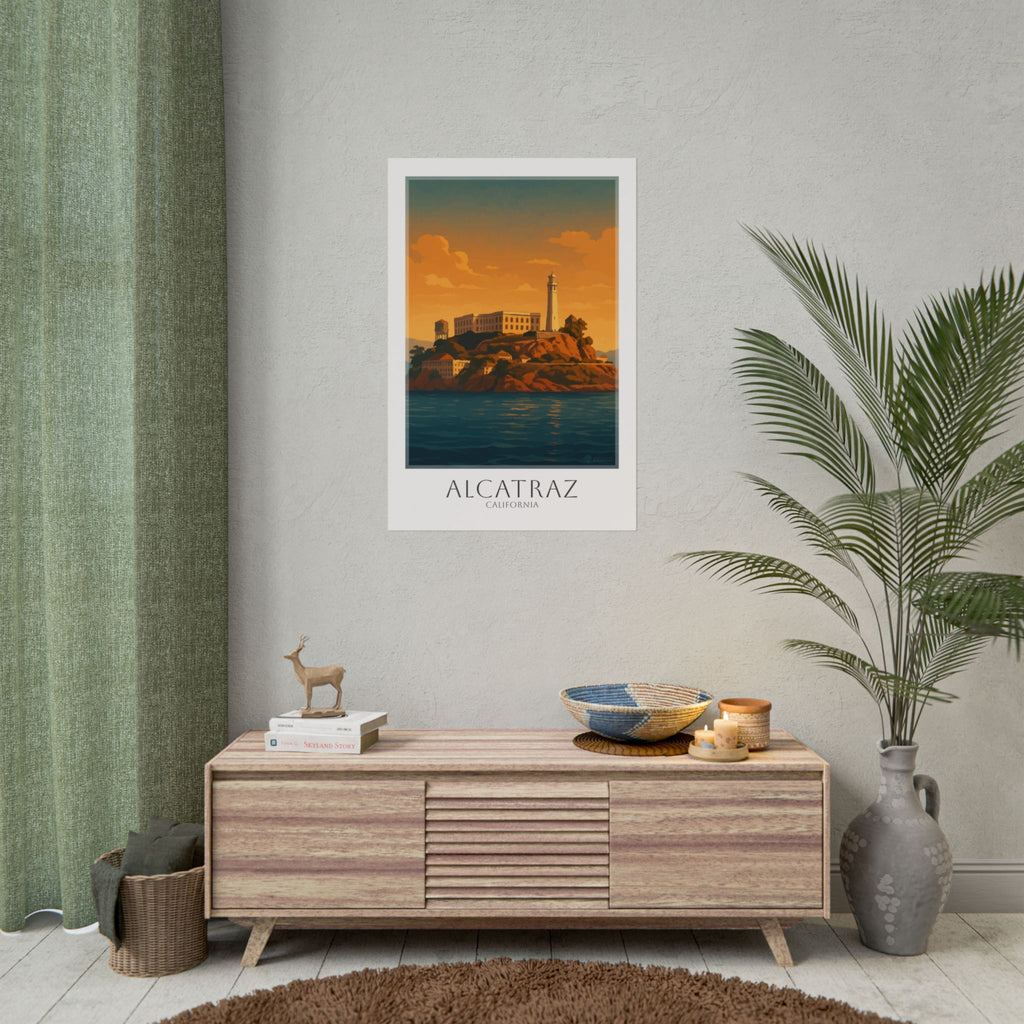 Alcatraz Travel Poster