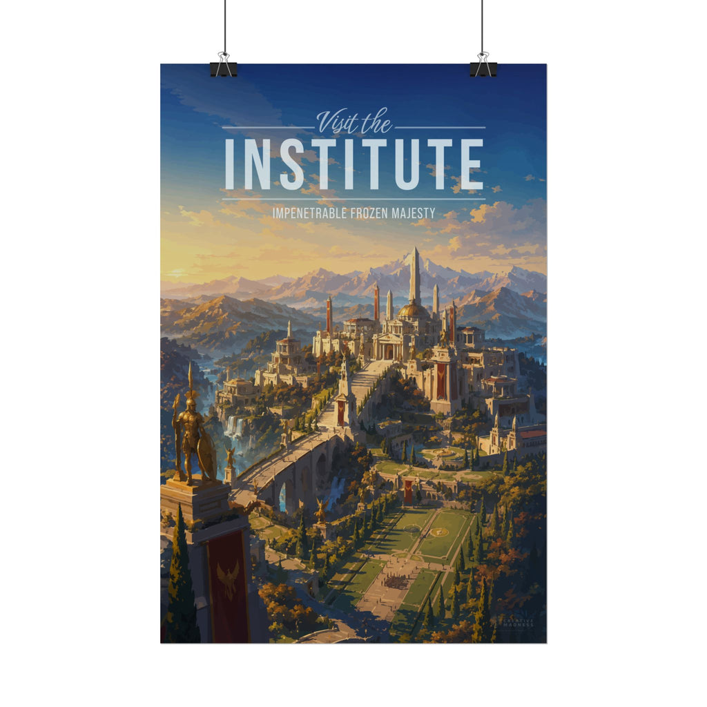 The Institute Travel Poster