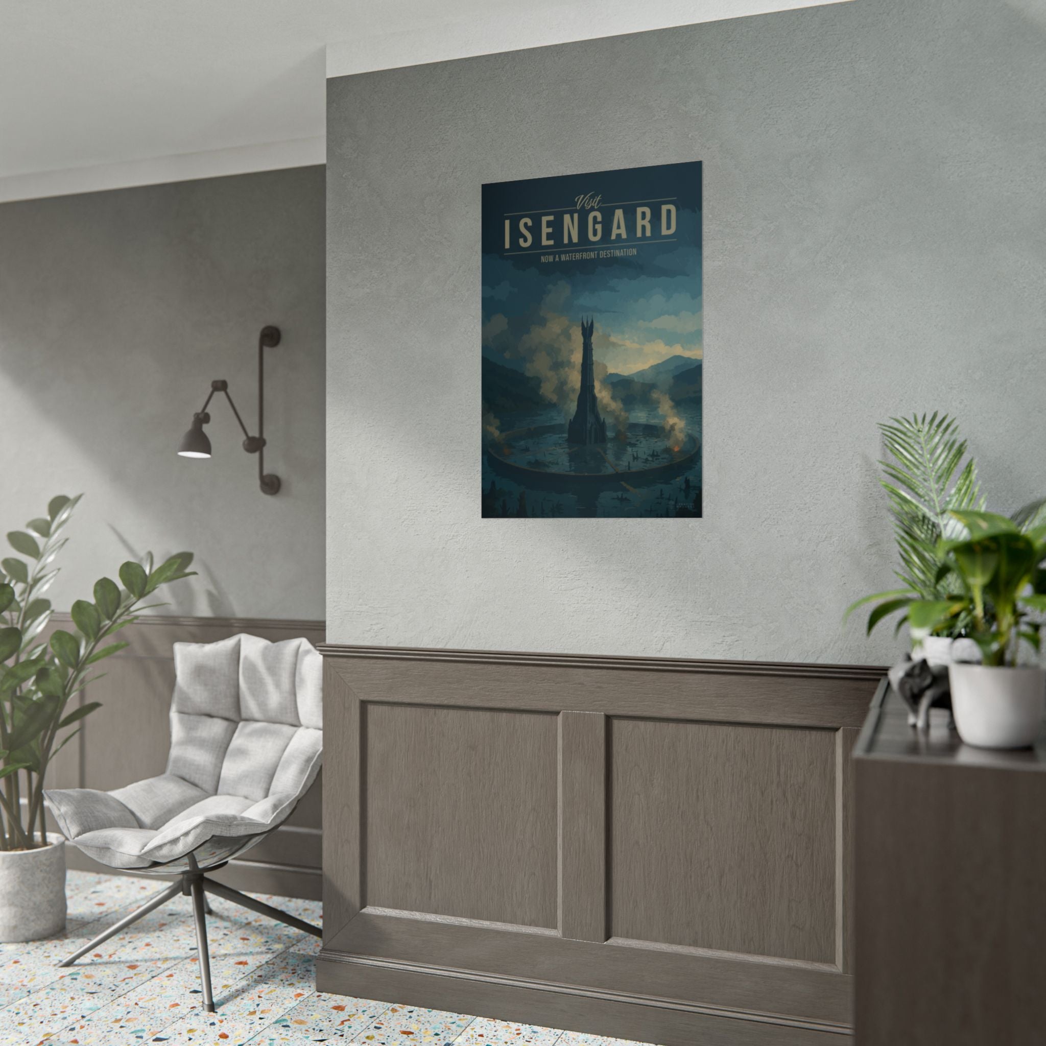 Isengard Travel Poster