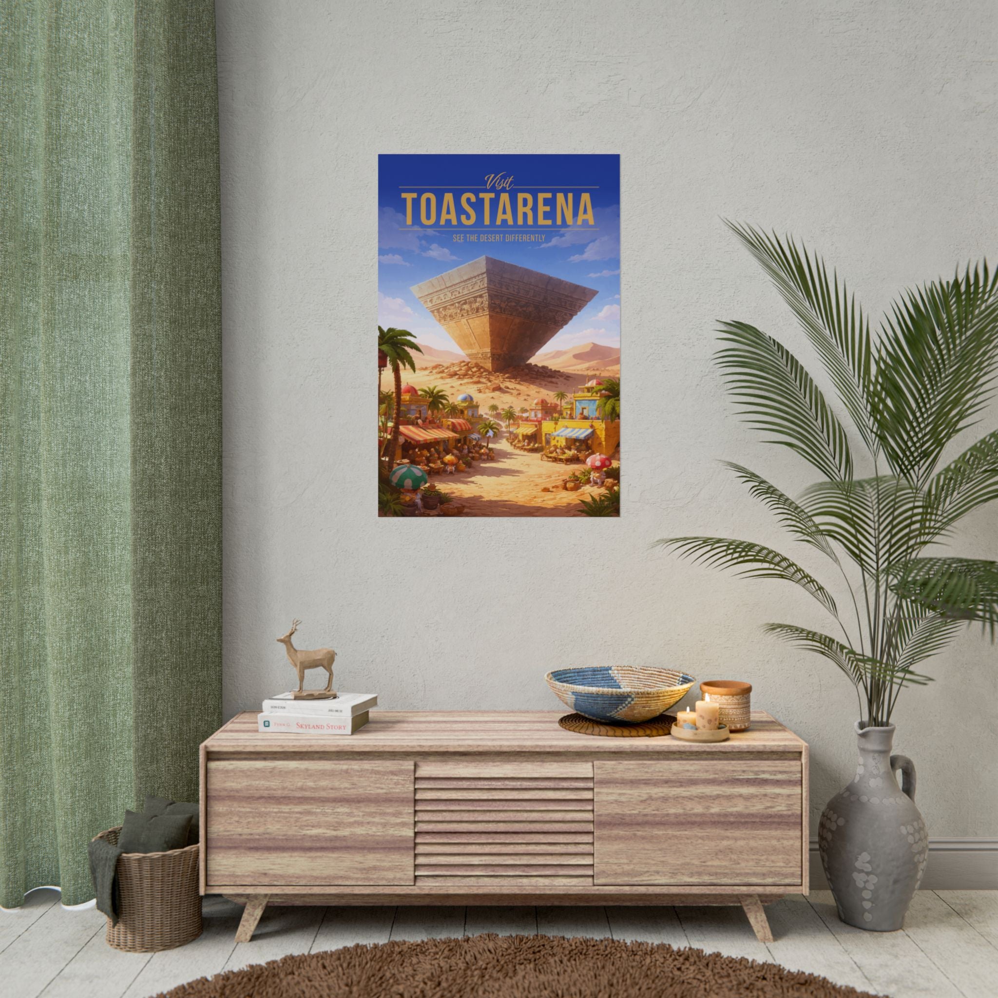 Toastarena Travel Poster