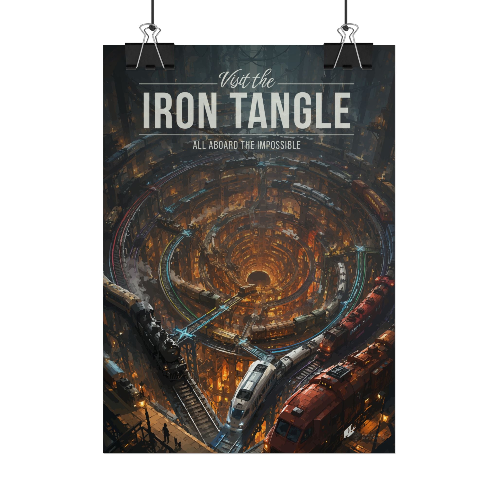 Iron Tangle Travel Poster