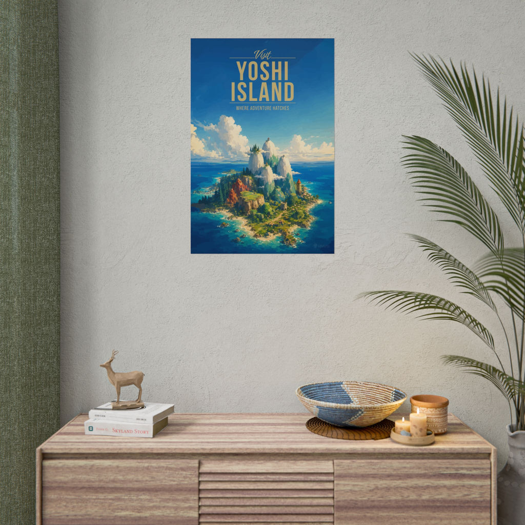 Yoshi Island Travel Poster