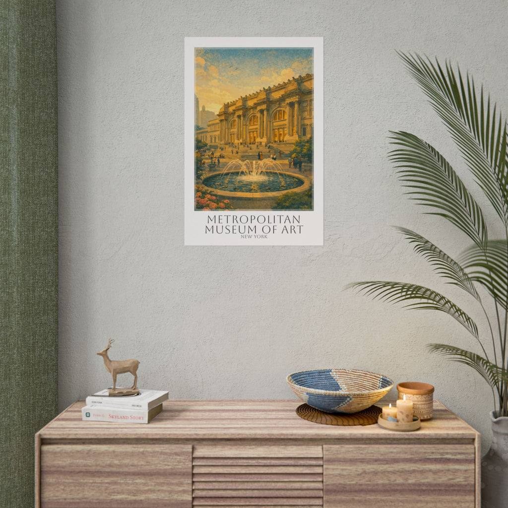 Metropolitan Museum Of Art Travel Poster