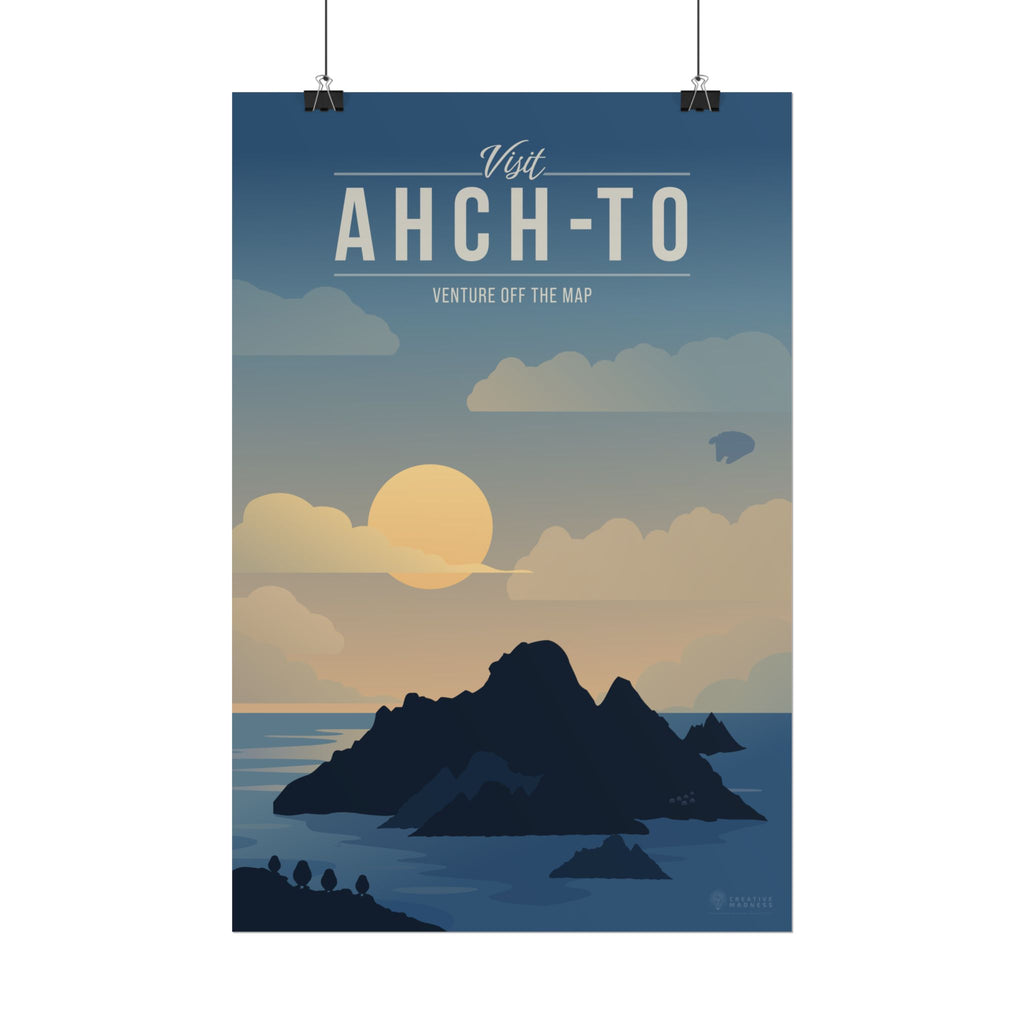 Ahch-To Travel Poster