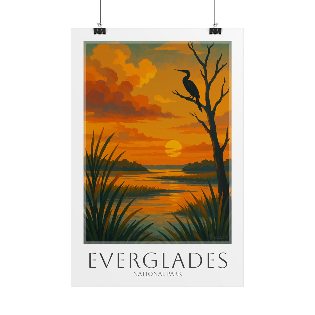 EVERGLADES * Travel Poster * National Park Wall Art