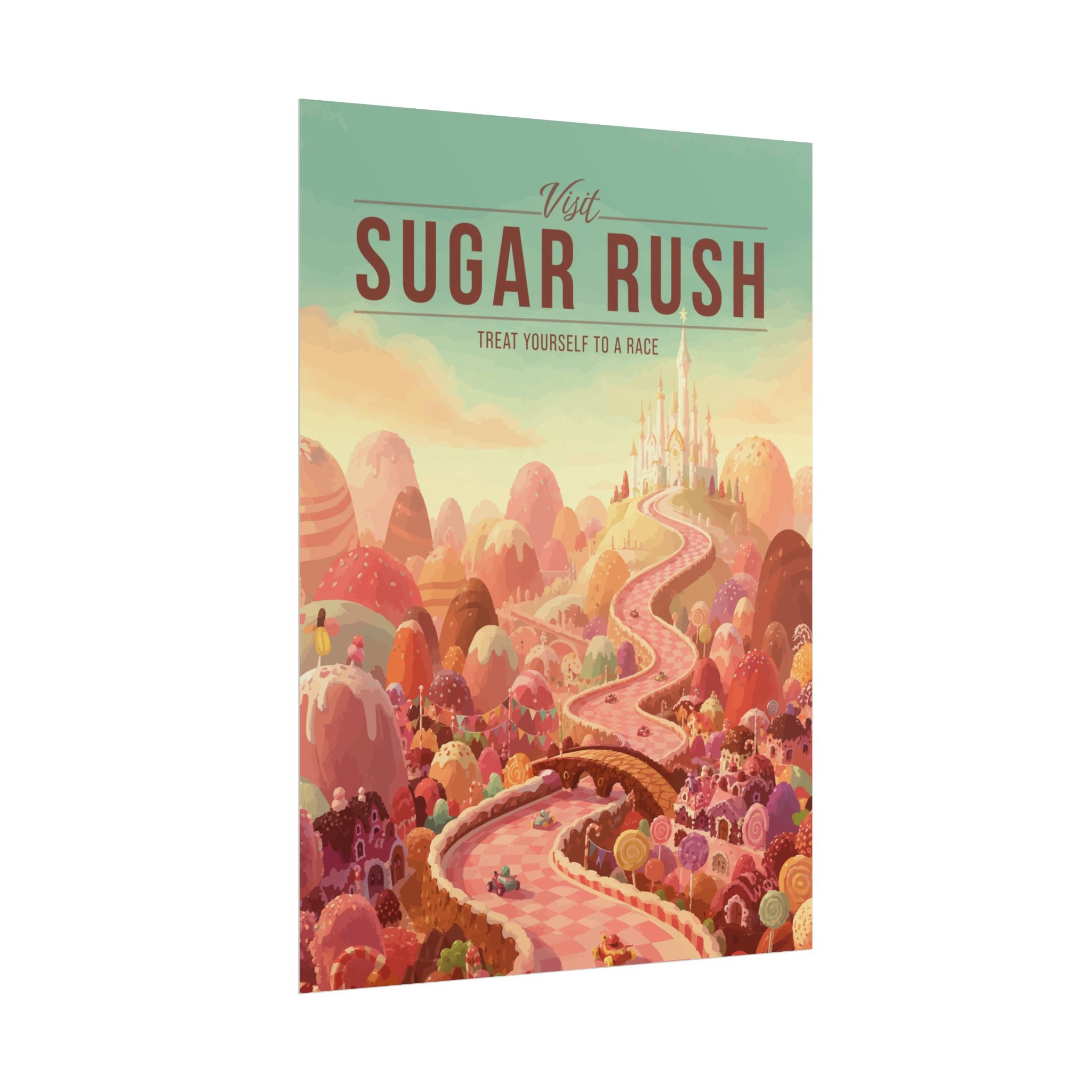 Sugar Rush Travel Poster