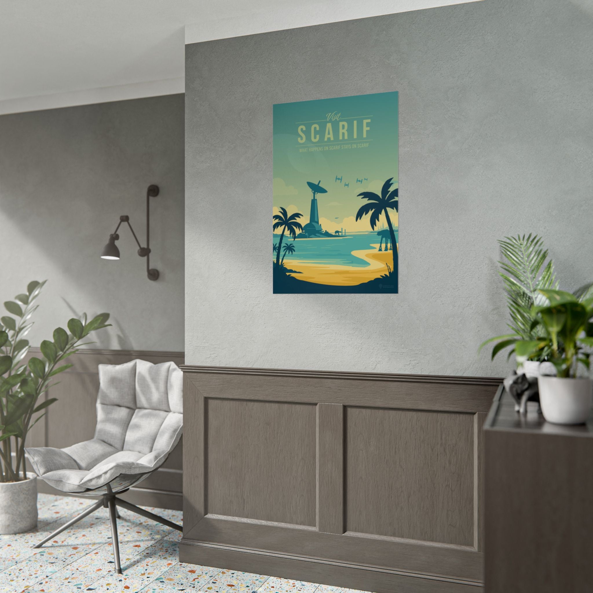 Scarif Travel Poster