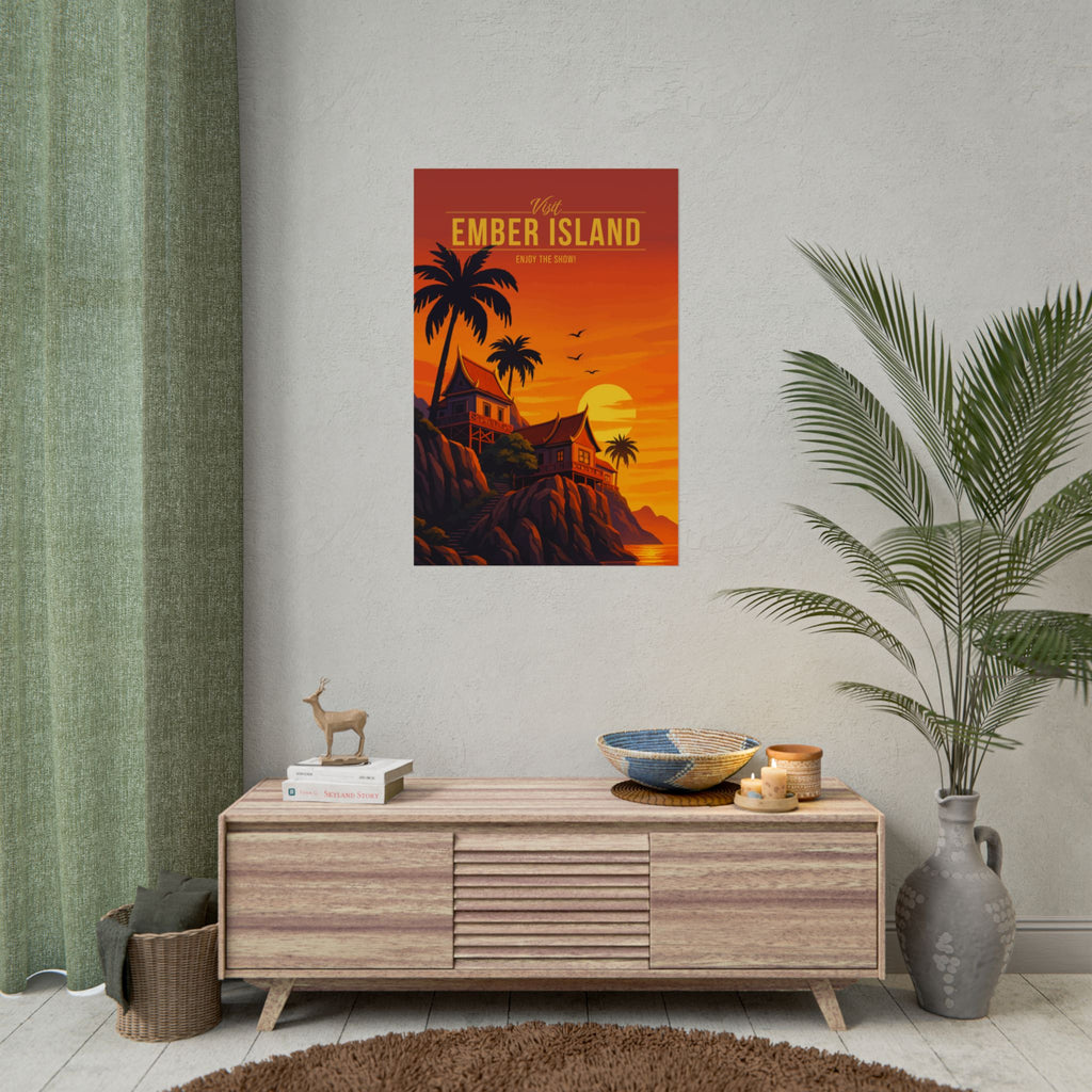 Ember Island Travel Poster