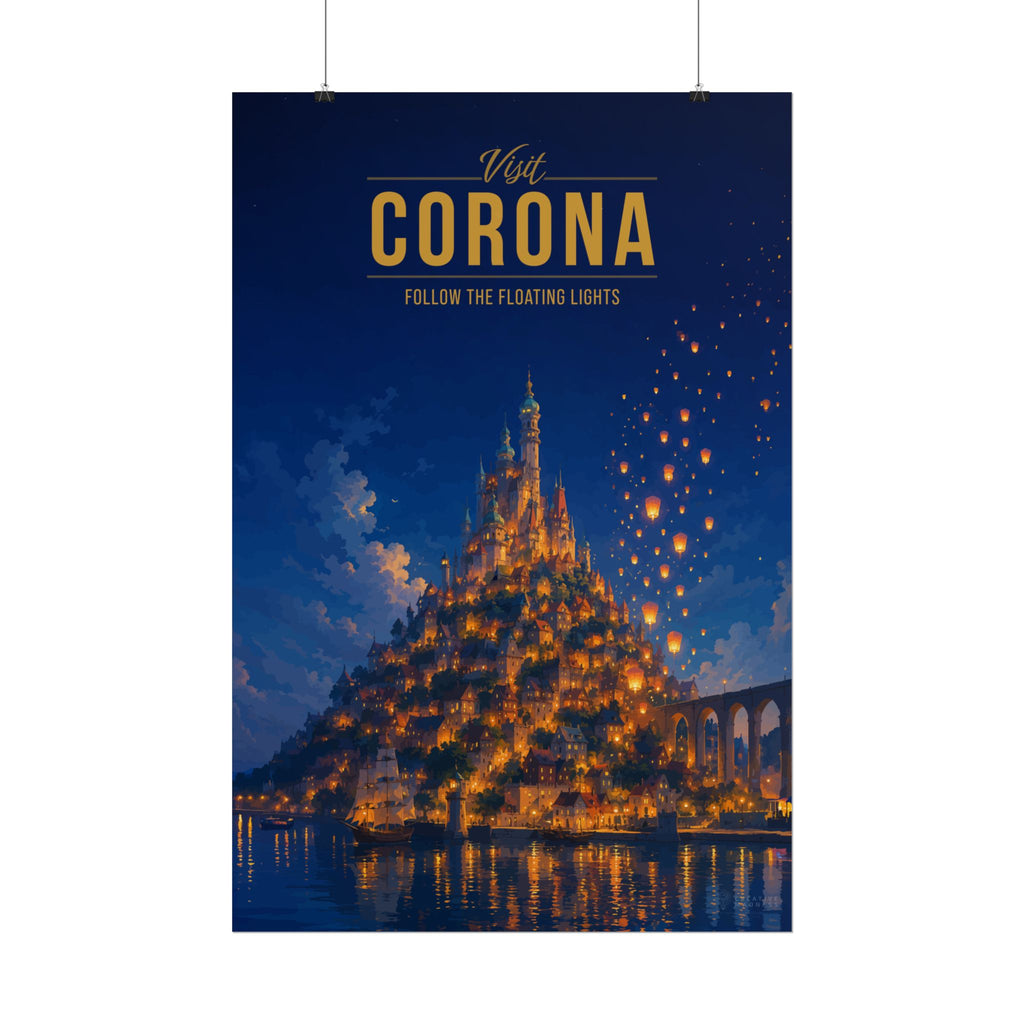 Corona Travel Poster
