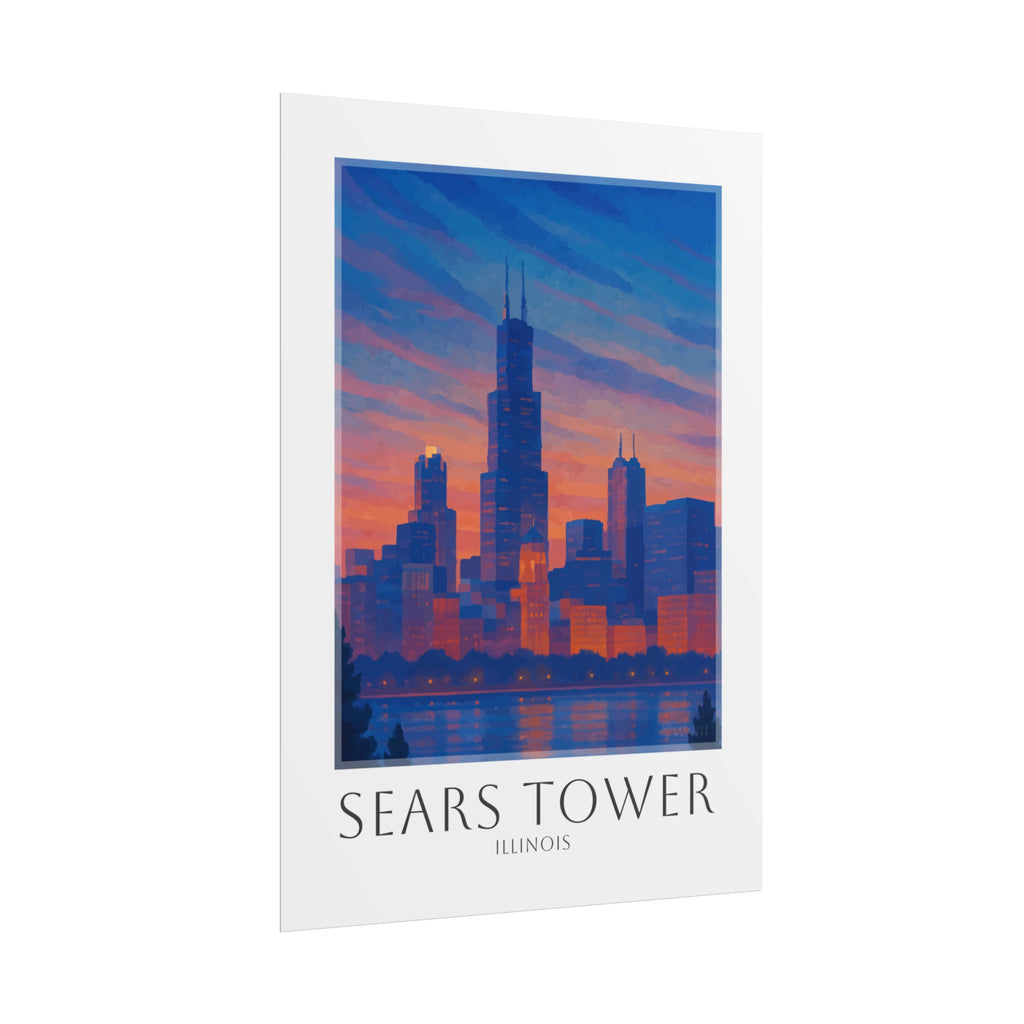 Sears Tower Travel Poster