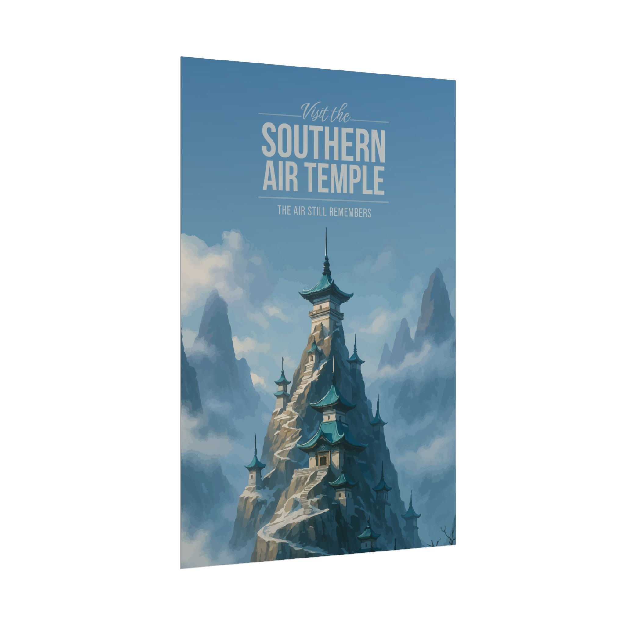 Southern Air Temple Travel Poster