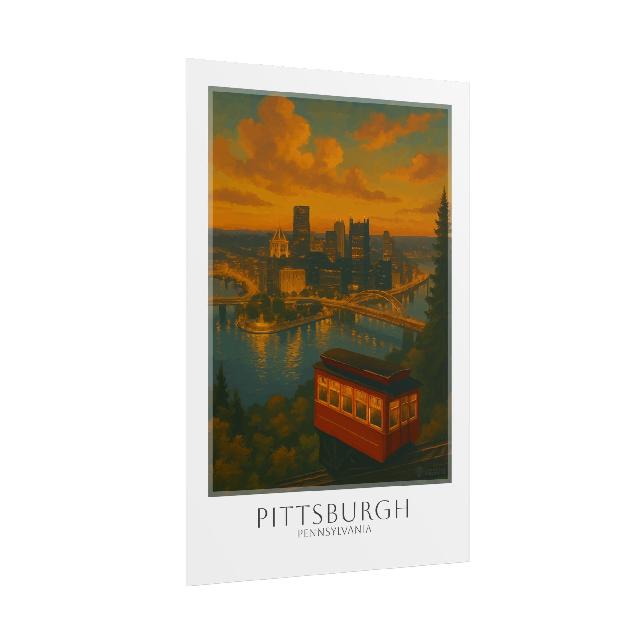 Pittsburgh Travel Poster