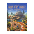 Dino Dino Jungle Travel Poster
