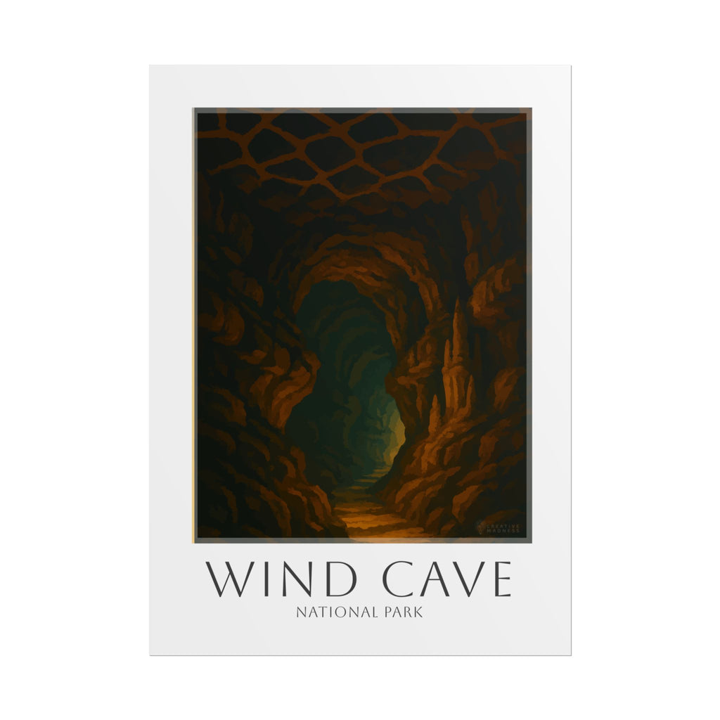 WIND CAVE  * Travel Poster * National Park Wall Art