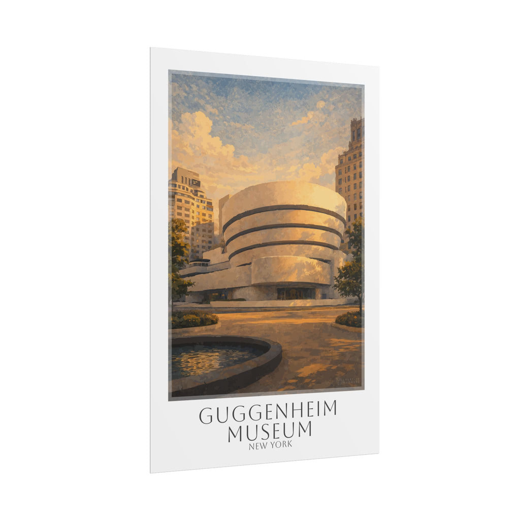 Guggenhiem Museum Travel Poster