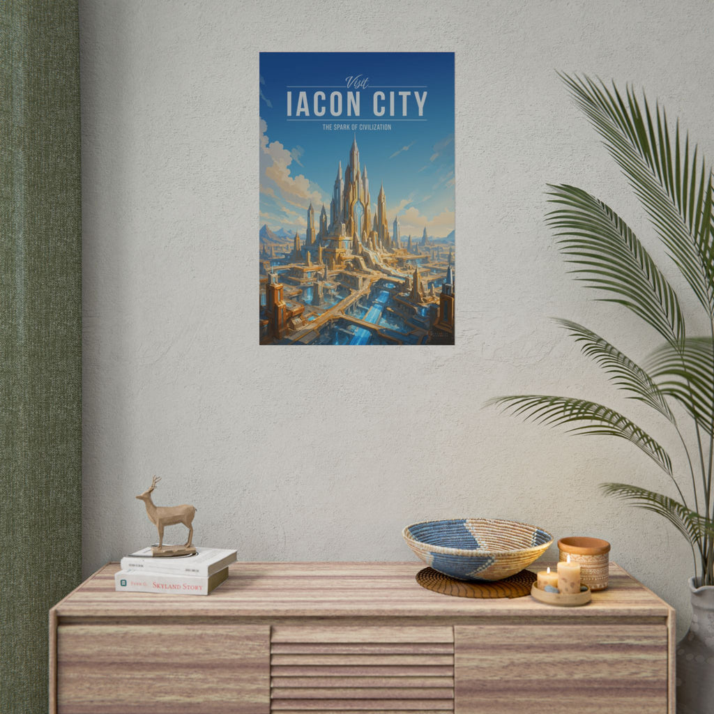 Iacon City Travel Poster