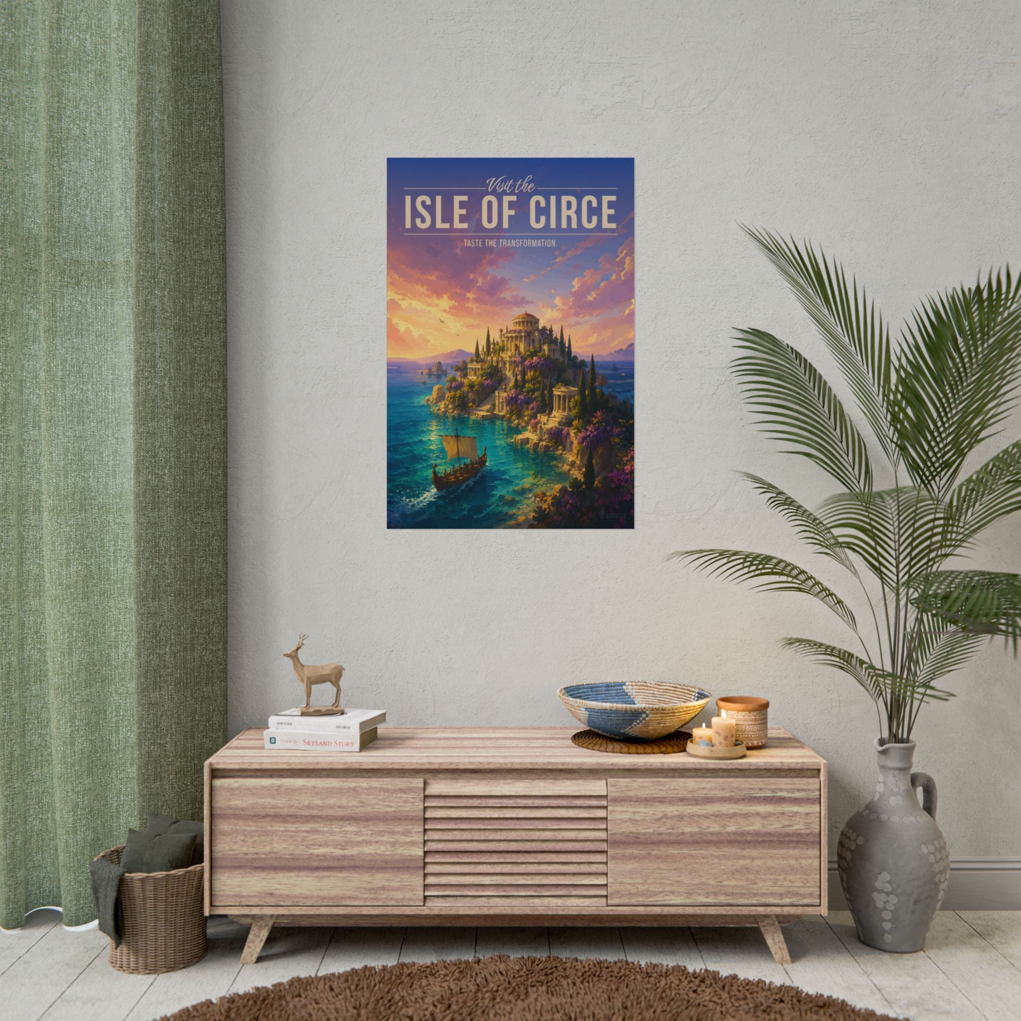 Isle Of Circe Travel Poster