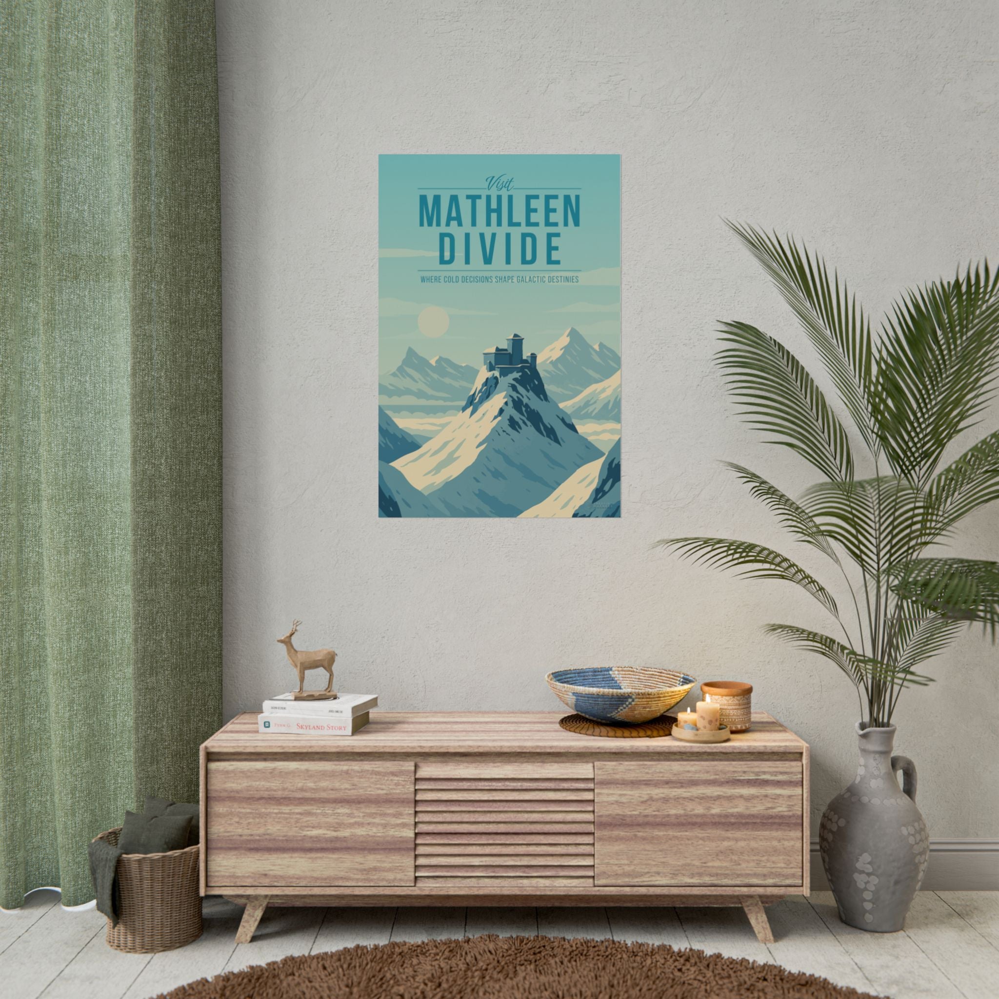 Mathleen Divide Travel Poster