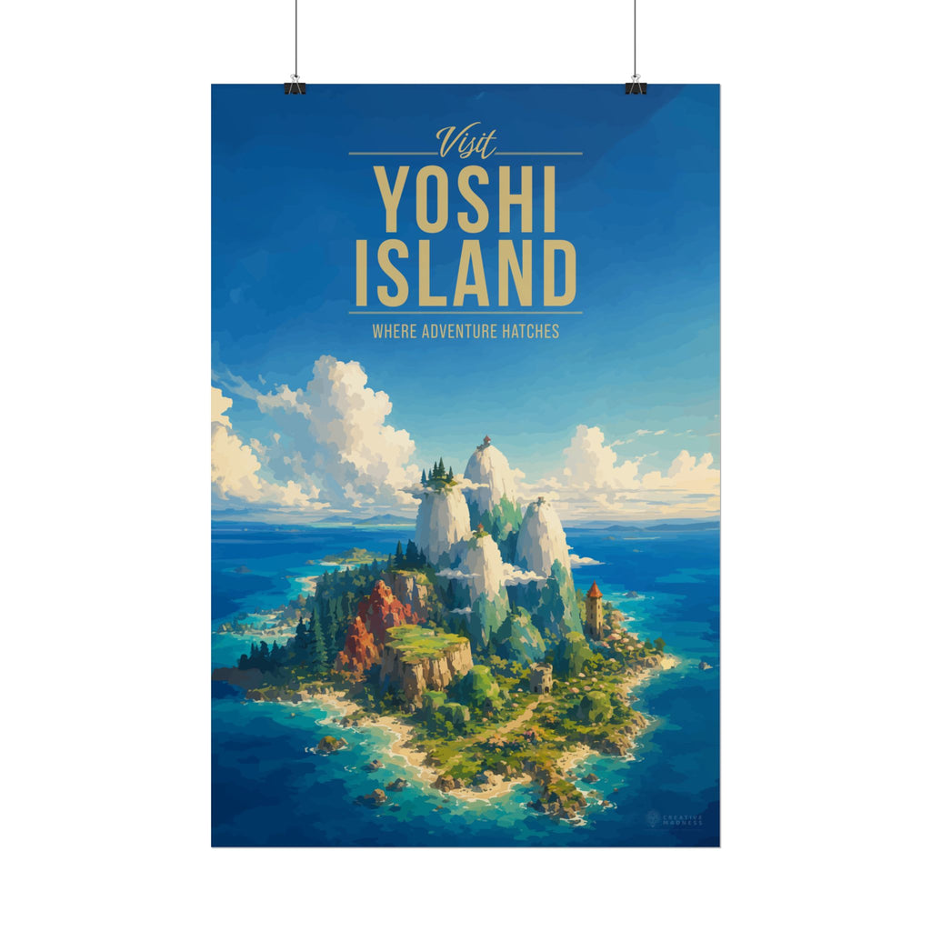Yoshi Island Travel Poster