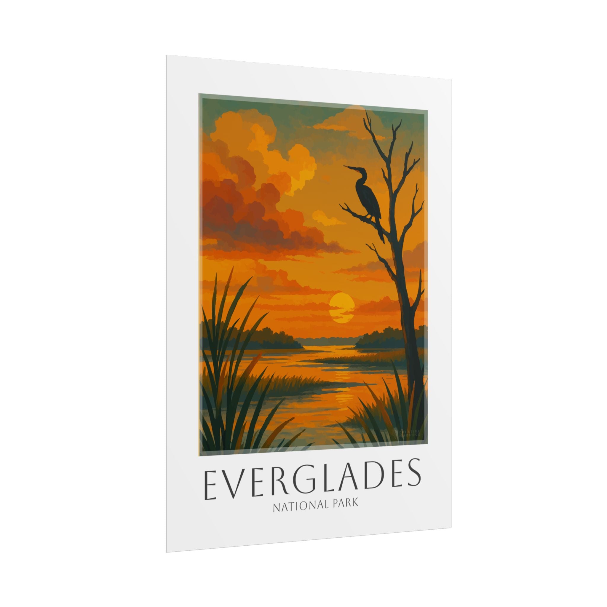 EVERGLADES * Travel Poster * National Park Wall Art