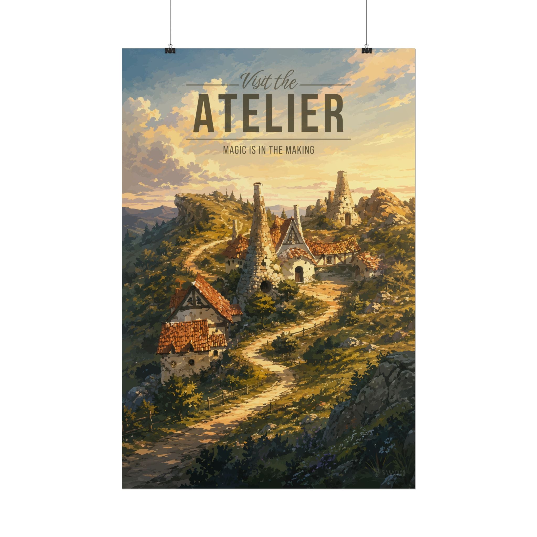 Atelier Travel Poster