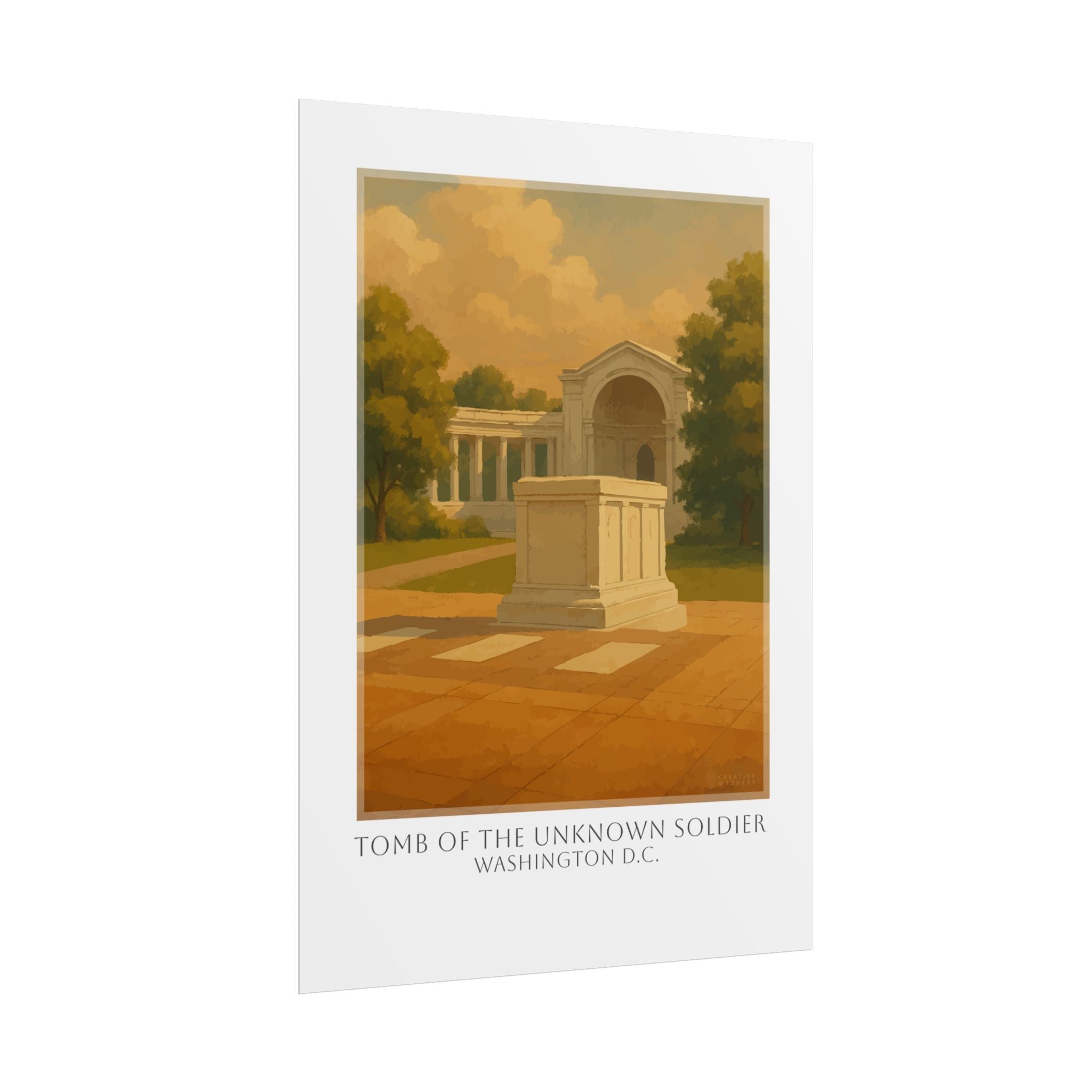 Tomb Of The Unknown Soldier Travel Poster