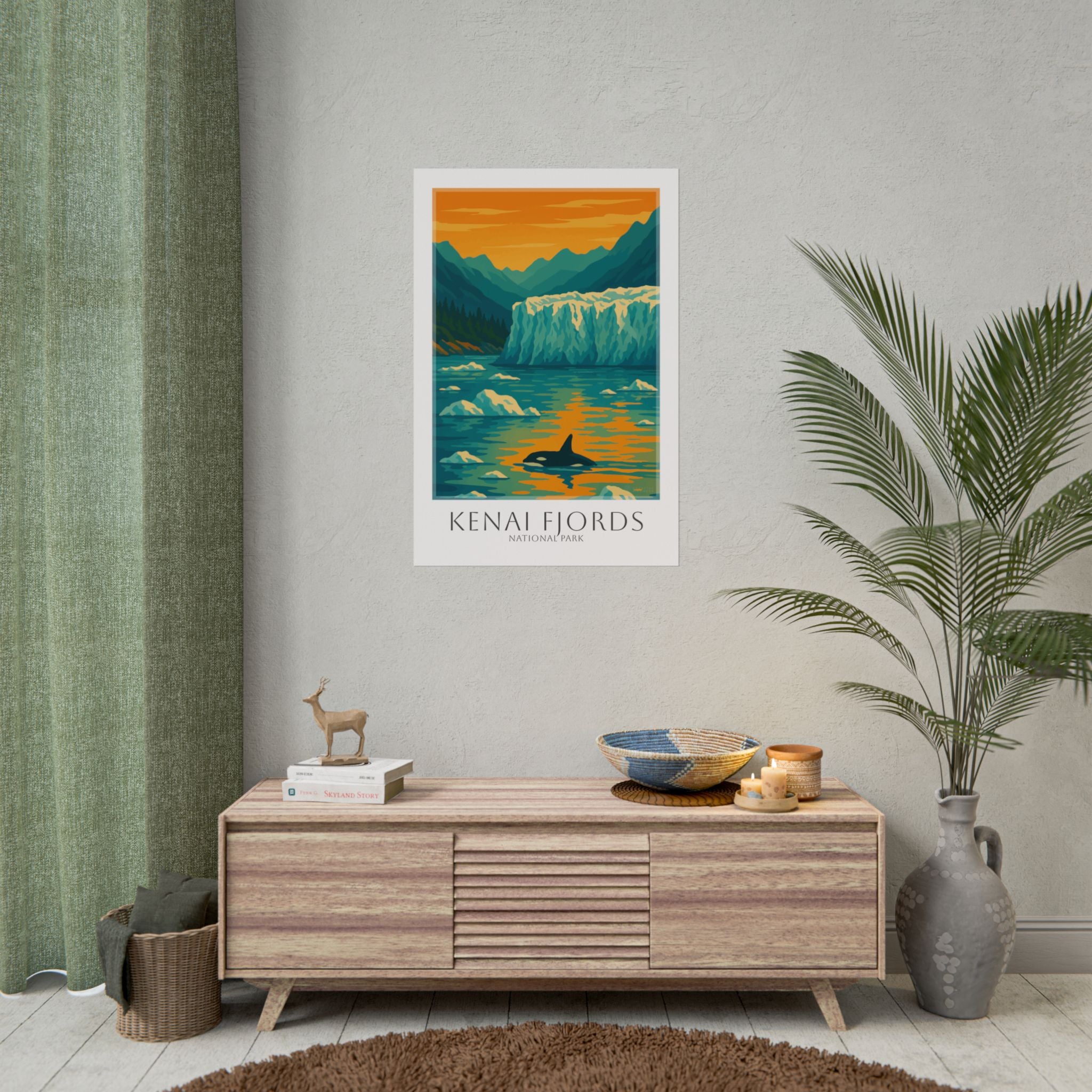 KENAI FJORDS * Travel Poster * National Park Wall Art