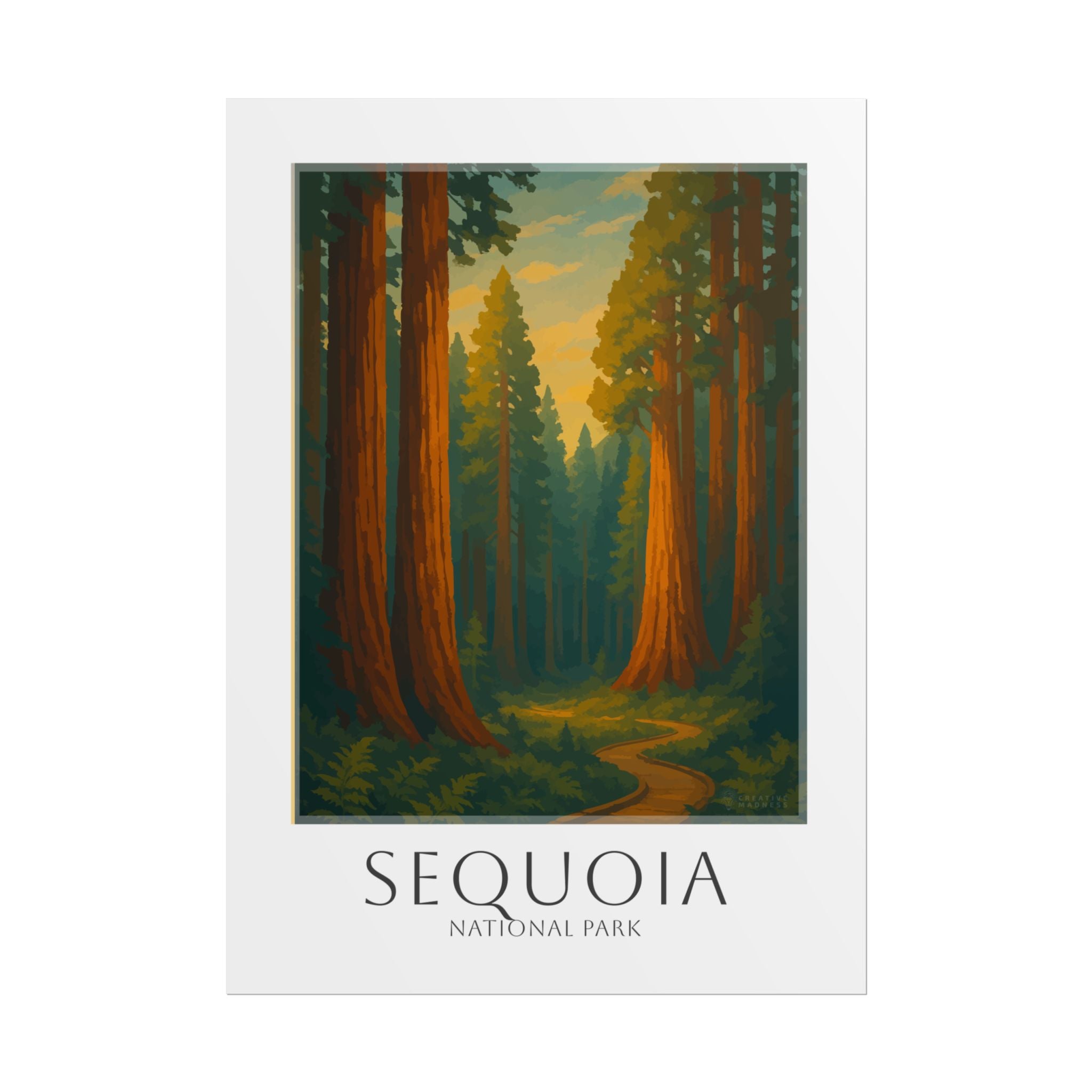 SEQUOIA  * Travel Poster * National Park Wall Art