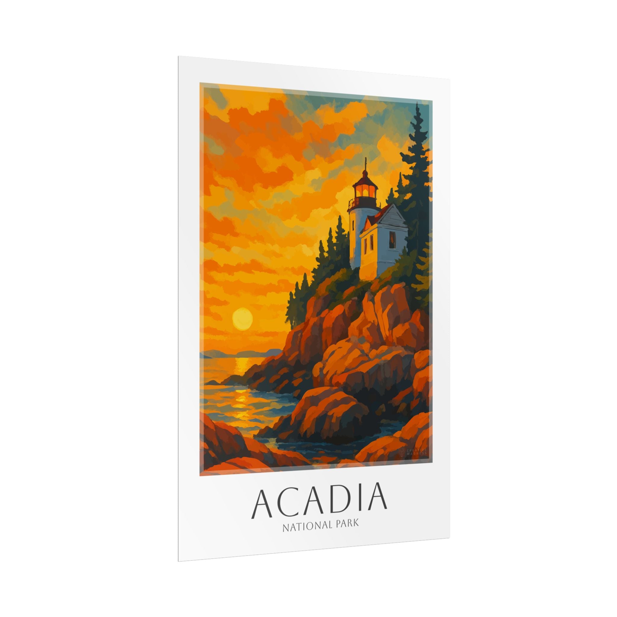ACADIA * Travel Poster * National Park Wall Art