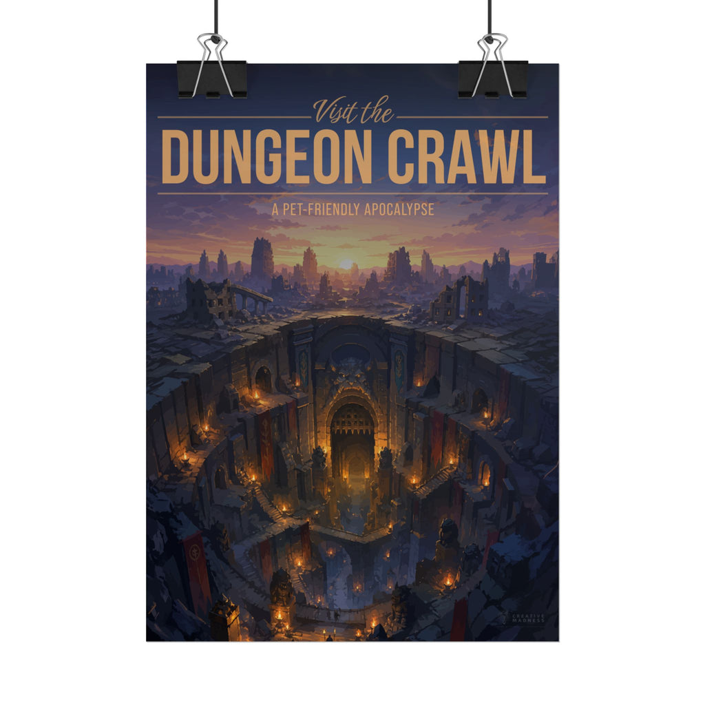 Dungeon Crawl Travel Poster