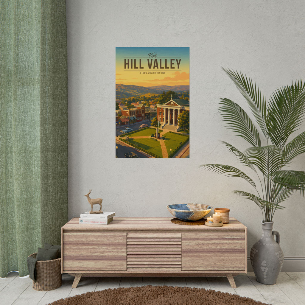 Hill Valley Travel Poster