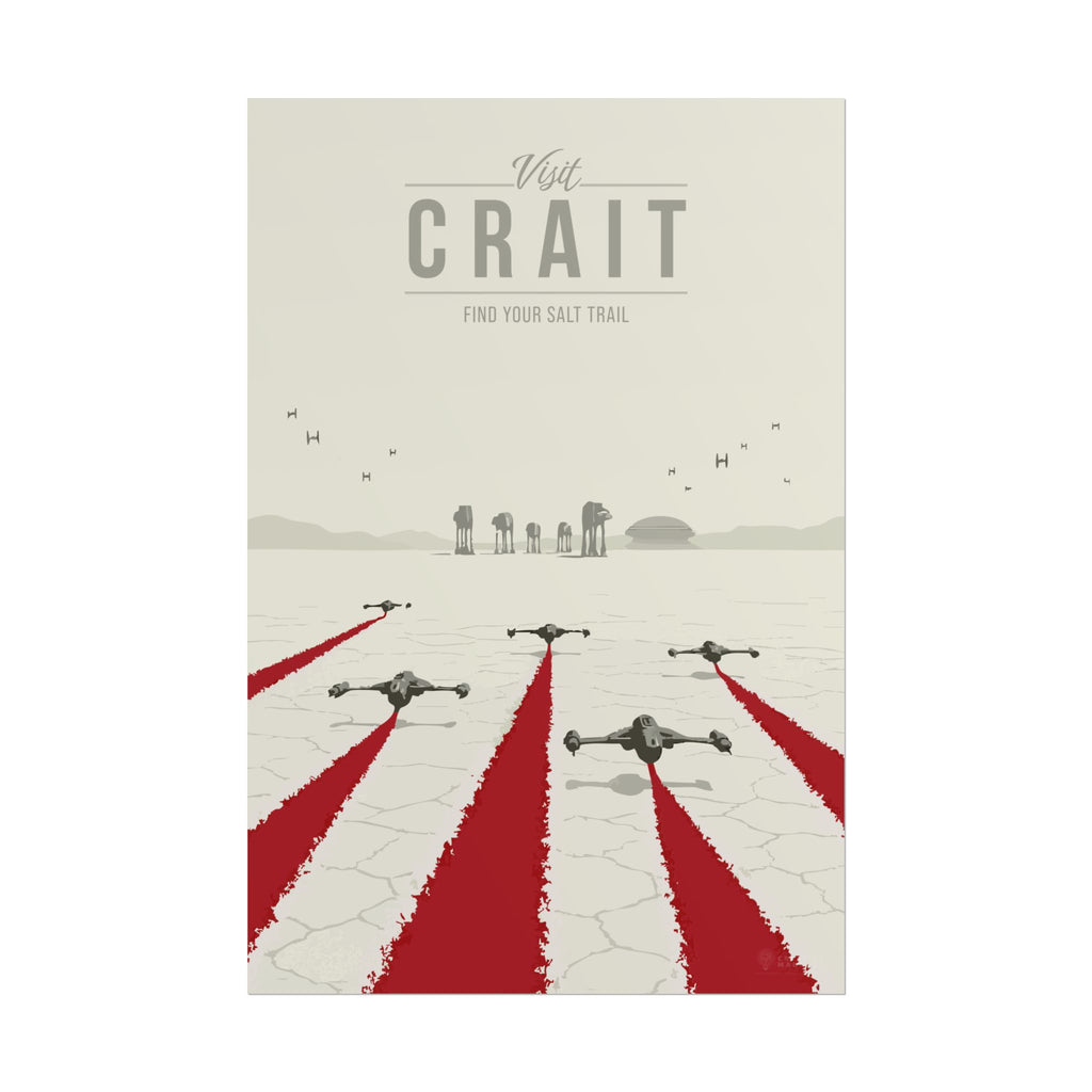 Crait Travel Poster