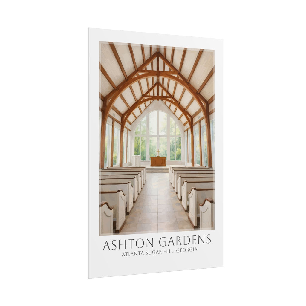 Ashton Gardens Travel Poster