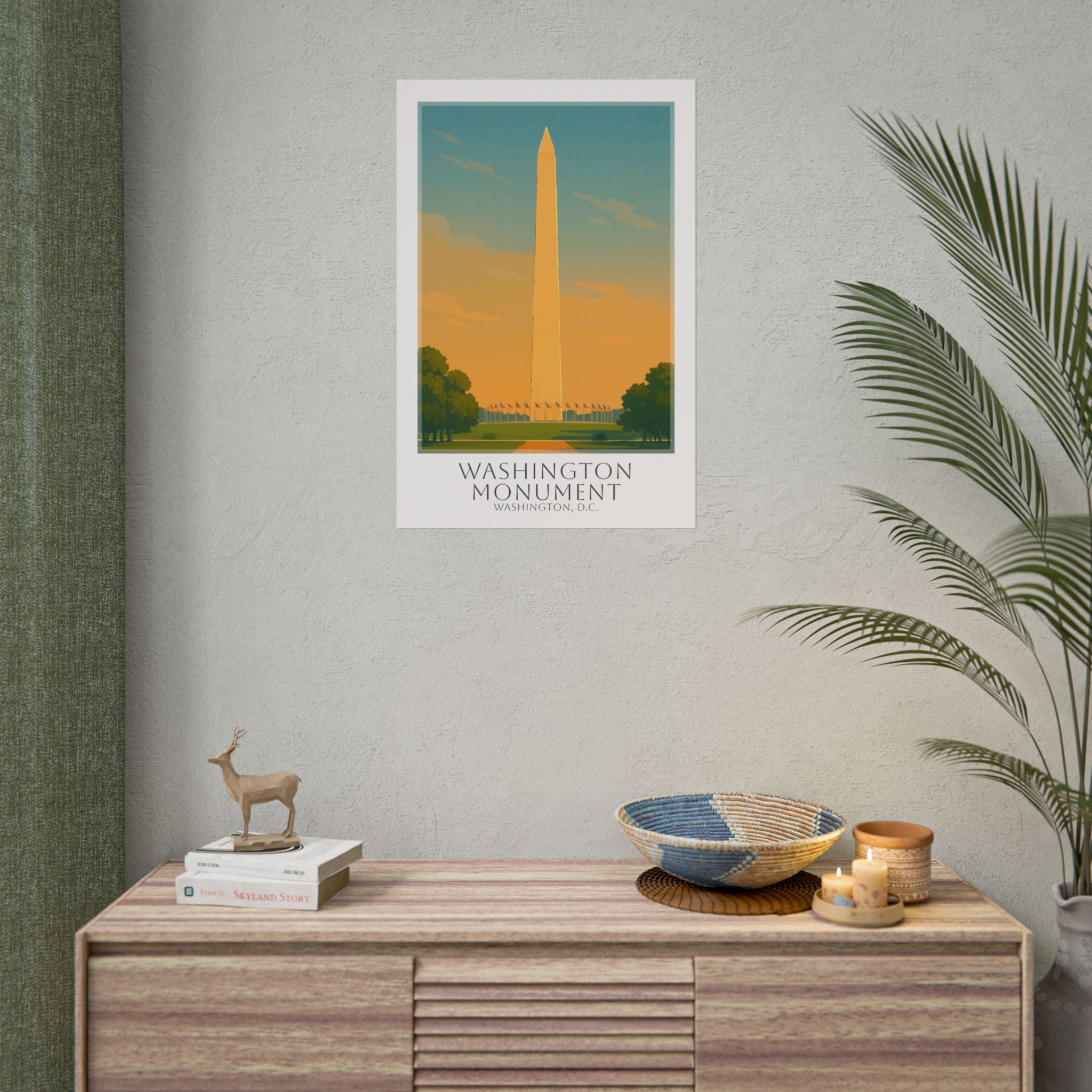 Washington Monument Travel Poster