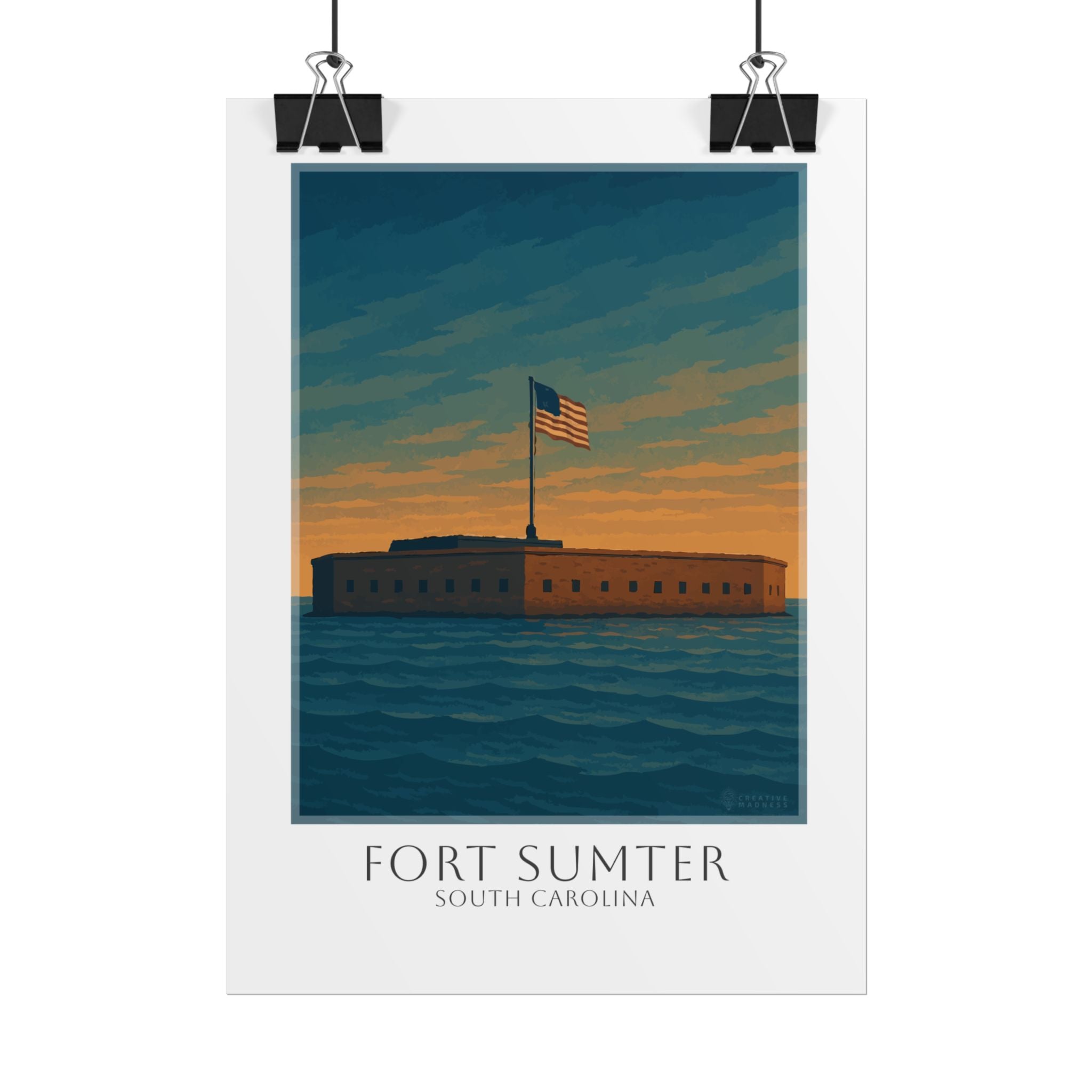 Fort Sumter Travel Poster