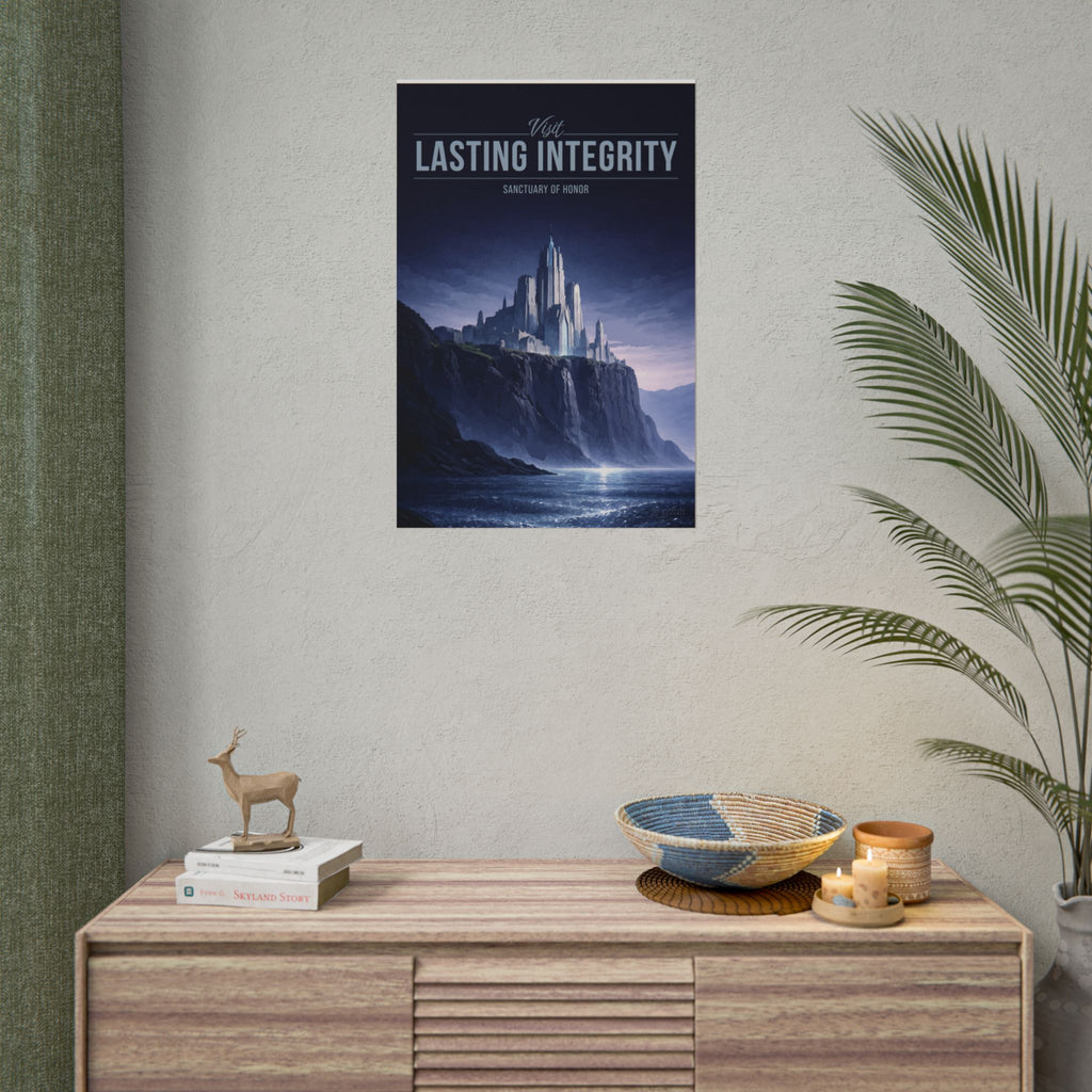 Lasting Integrity Travel Poster